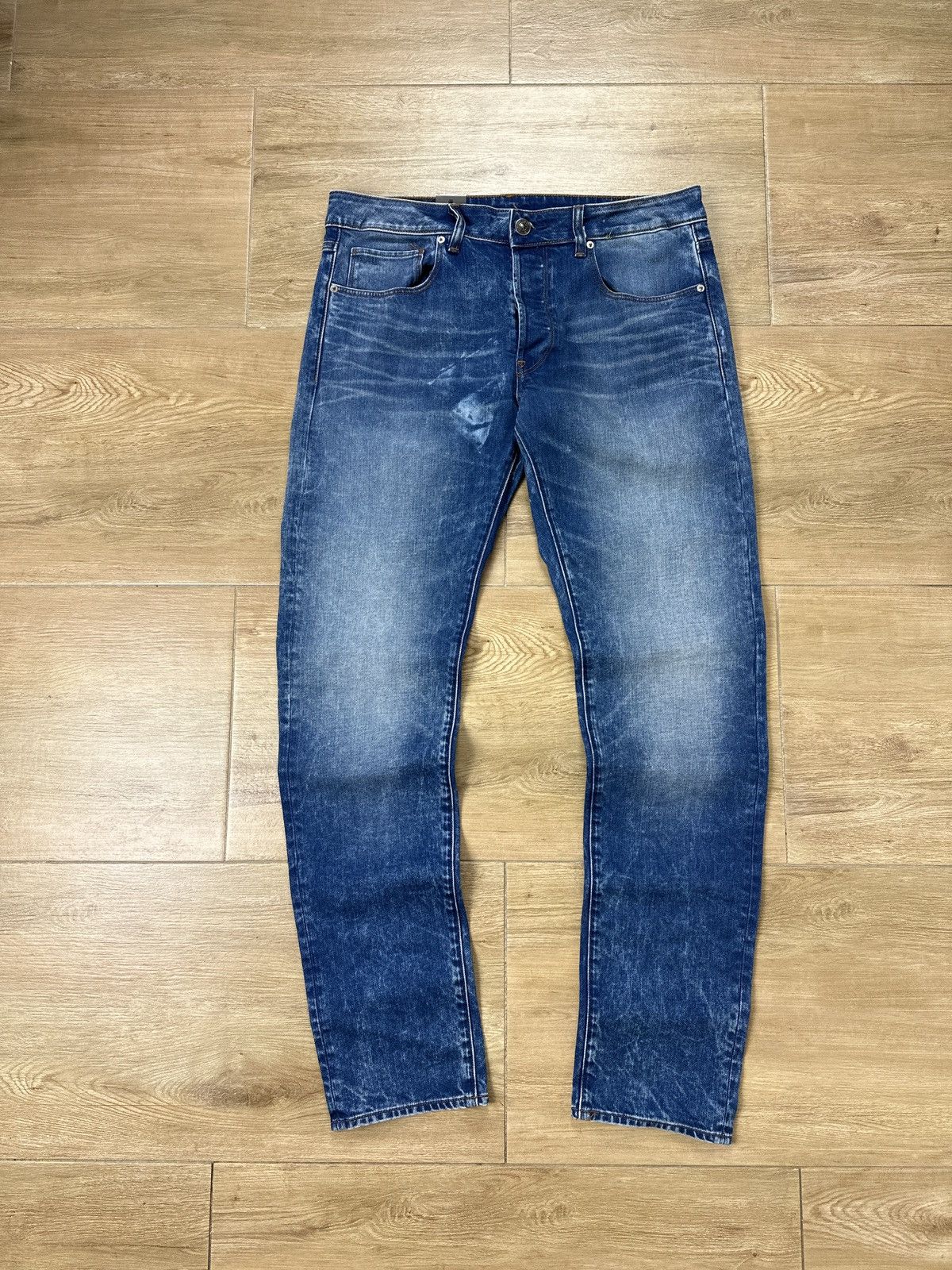 G-Star NEW🏷️ G-Star Raw 3301 Slim Denim Jeans Size US 32 / EU 48 - 1 Thumbnail