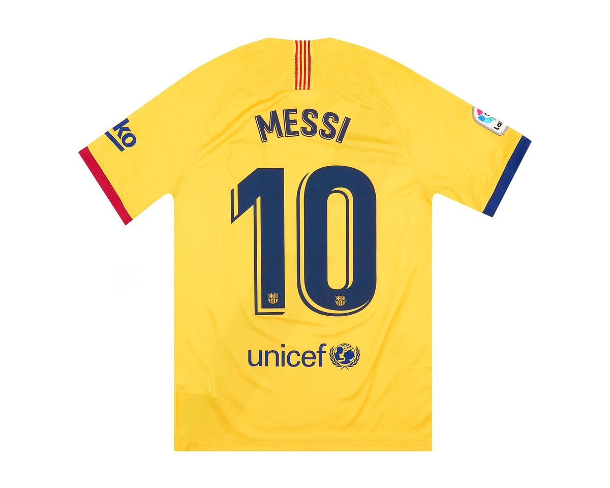 2019-2020 BARCELONA VAPORKNIT AWAY MESSI