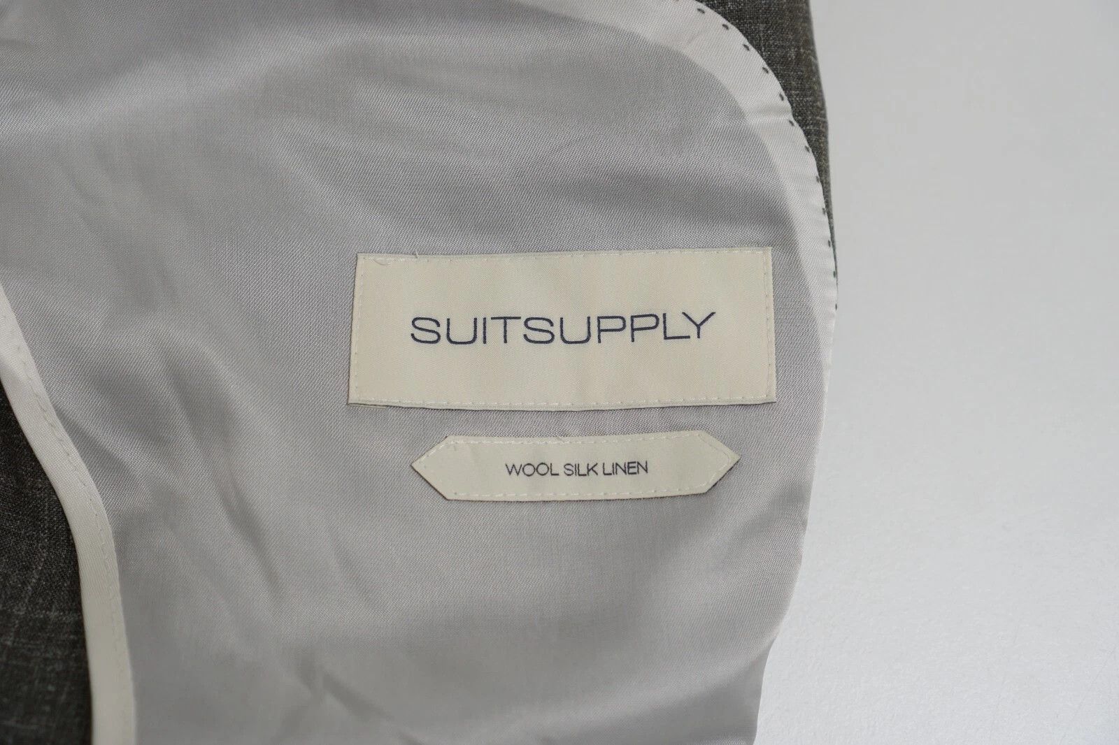 Suitsupply Men Suitsupply Blazer Havana Jetted Linen Silk Wool UK/US42 Size 42R - 5 Thumbnail