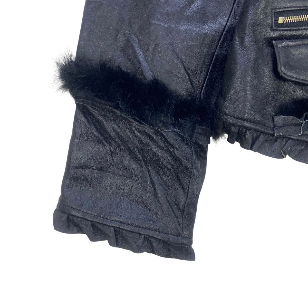 Griffin Griffin Sheepskin Leather Fur Lapin Jacket Size S / US 4 / IT 40 - 10 Thumbnail