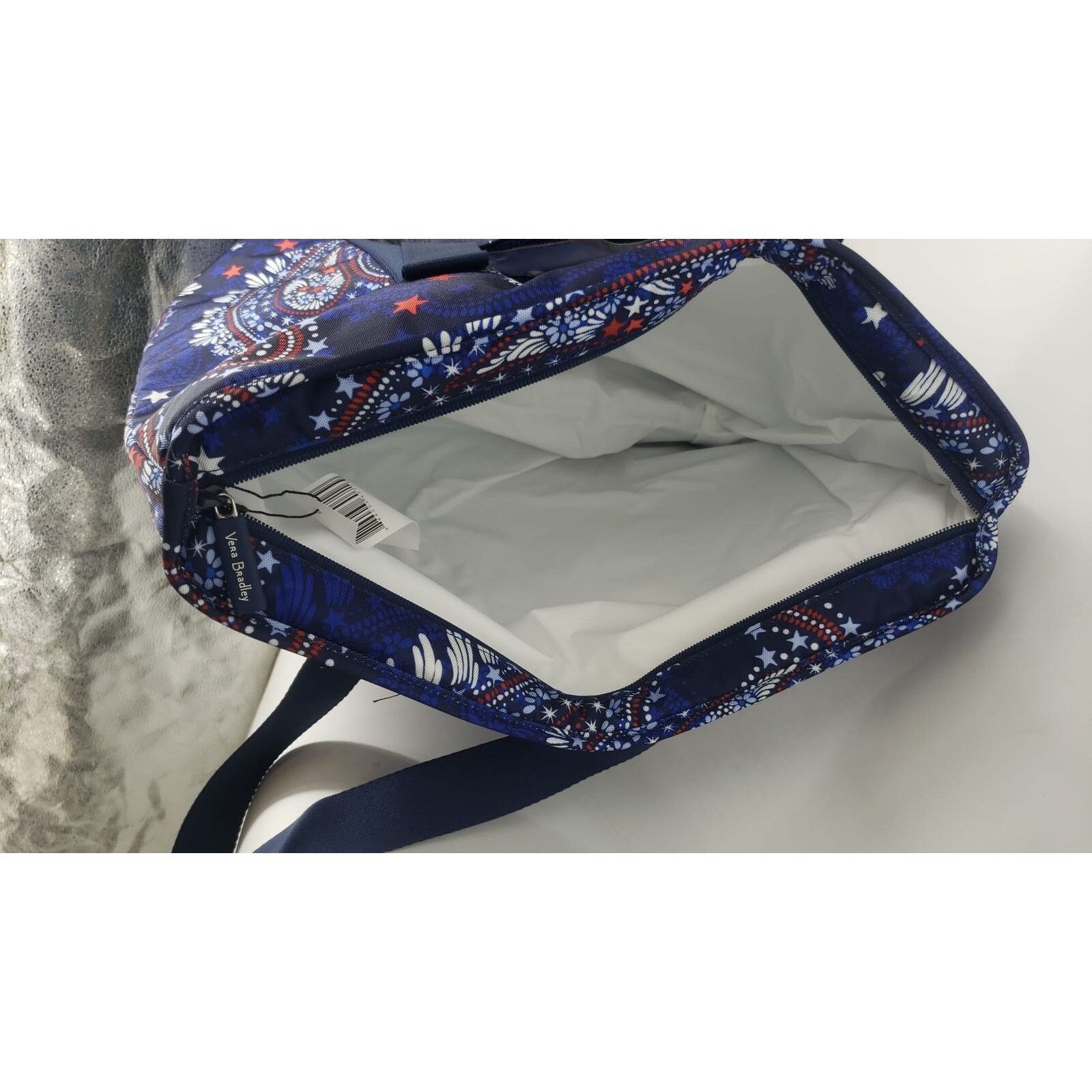 Vera Bradley VERA BRADLEY COOLER TOTE BAG FIREWORKS PAISLEY BEACH BAG Size ONE SIZE - 3 Thumbnail