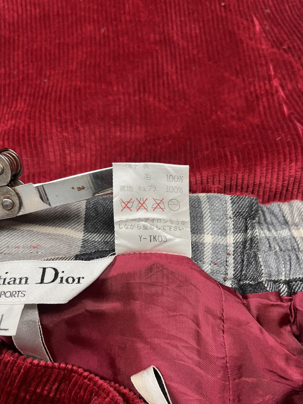 Christian Dior Monsieur Christian Dior Sport Corduroy Pants Size 30" / US 8 / IT 44 - 8 Thumbnail