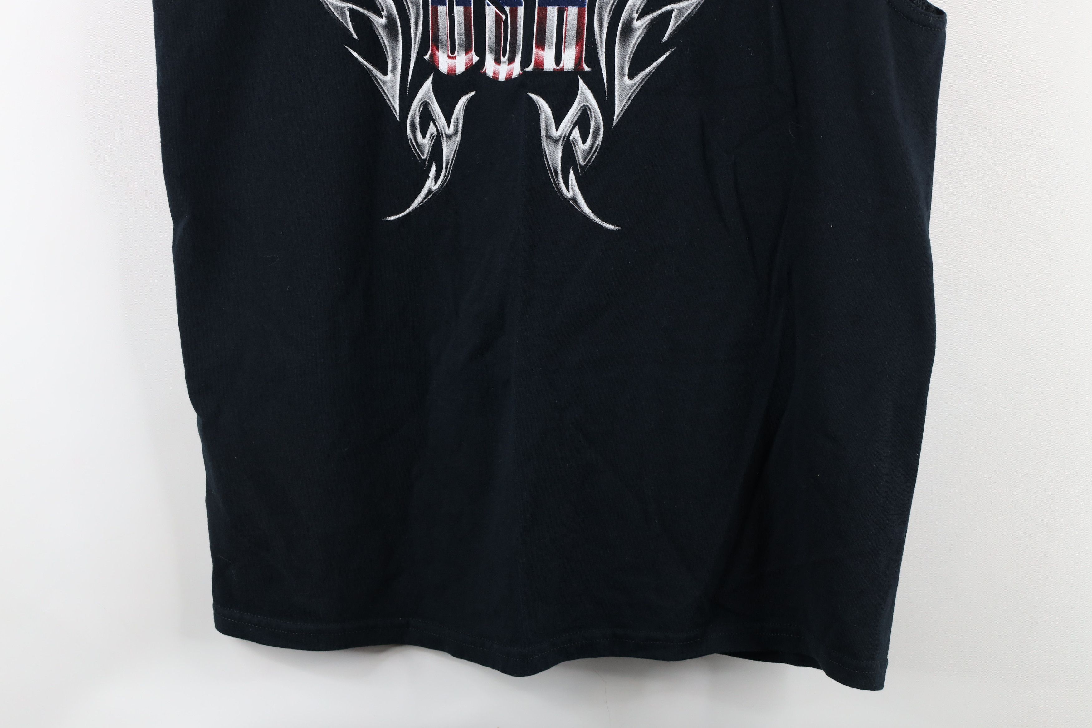 Vintage Vintage Y2K Streetwear Spell Out USA Tribal Muscle T-Shirt Size US L / EU 52-54 / 3 - 3 Thumbnail