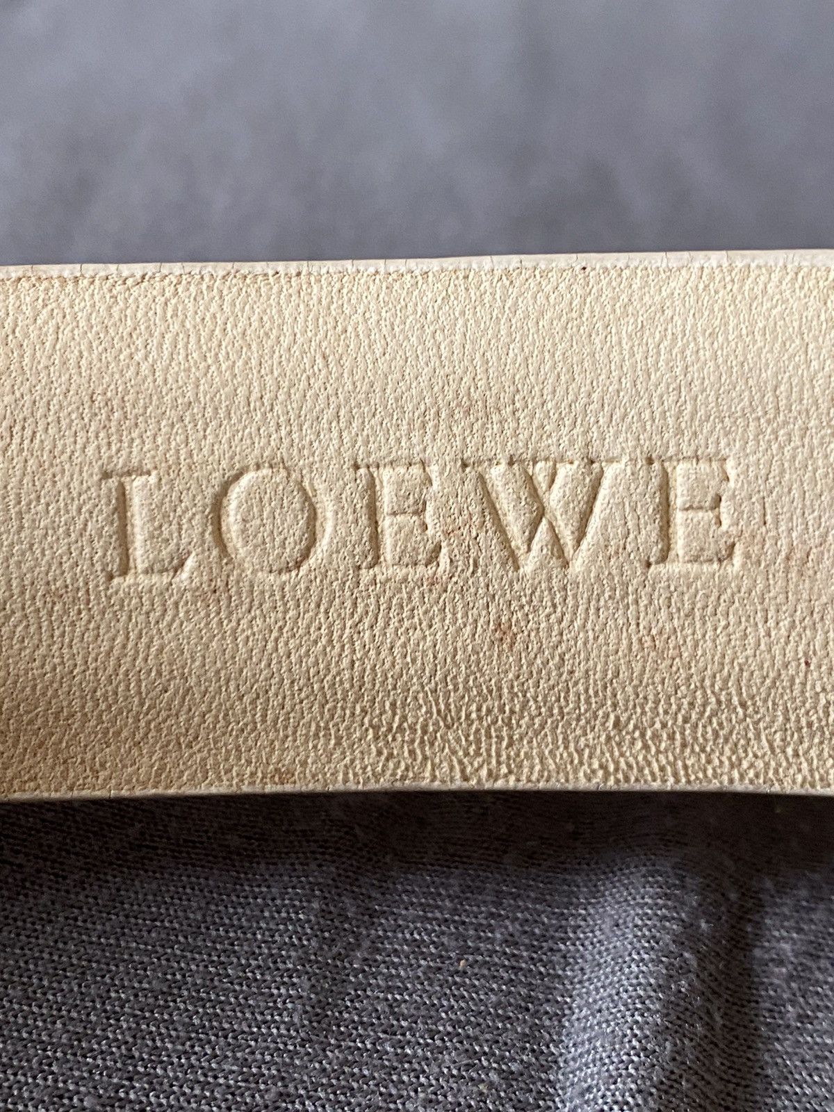 Loewe Loewe leather belt logo buckle Size ONE SIZE - 9 Thumbnail