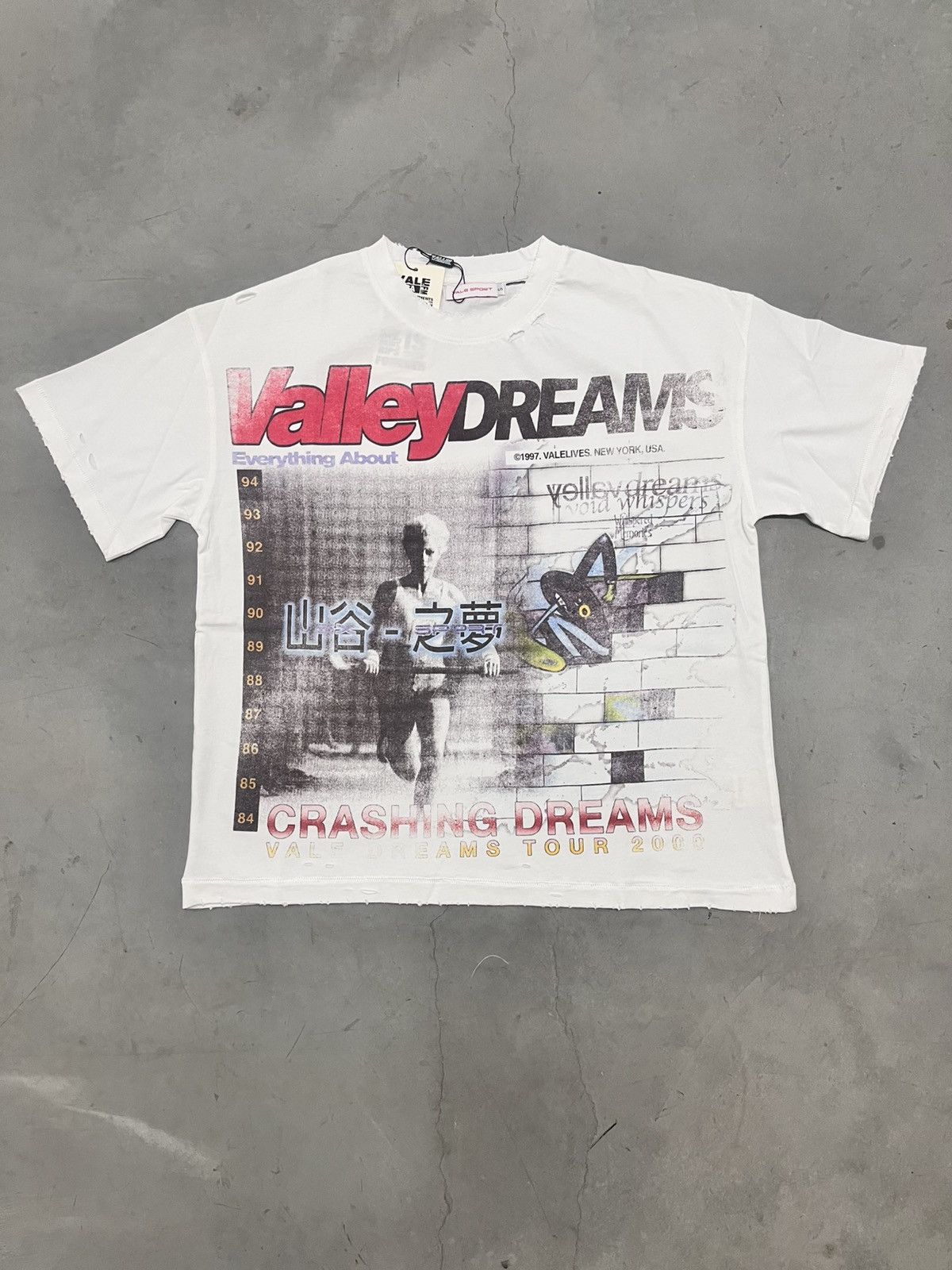Vale Vale Forever Valley Dreams White Dreamcrasher Tee Size Small Size US S / EU 44-46 / 1 - 1 Thumbnail