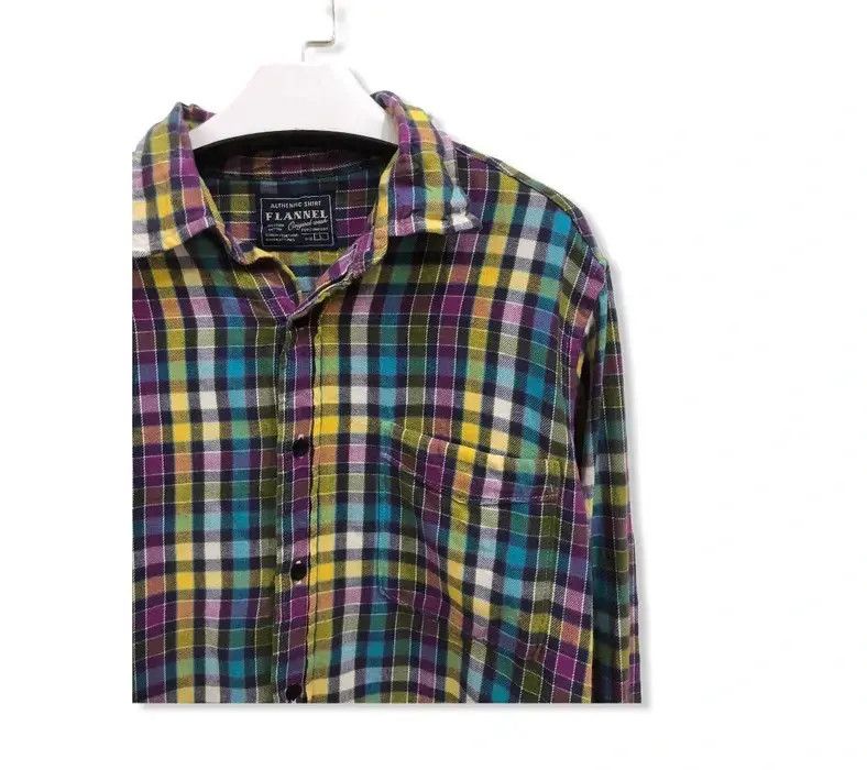 Japanese Brand Japanese Brand Uniqlo Plaid Tartan Flannel Shirt 👕 Size US L / EU 52-54 / 3 - 2 Thumbnail