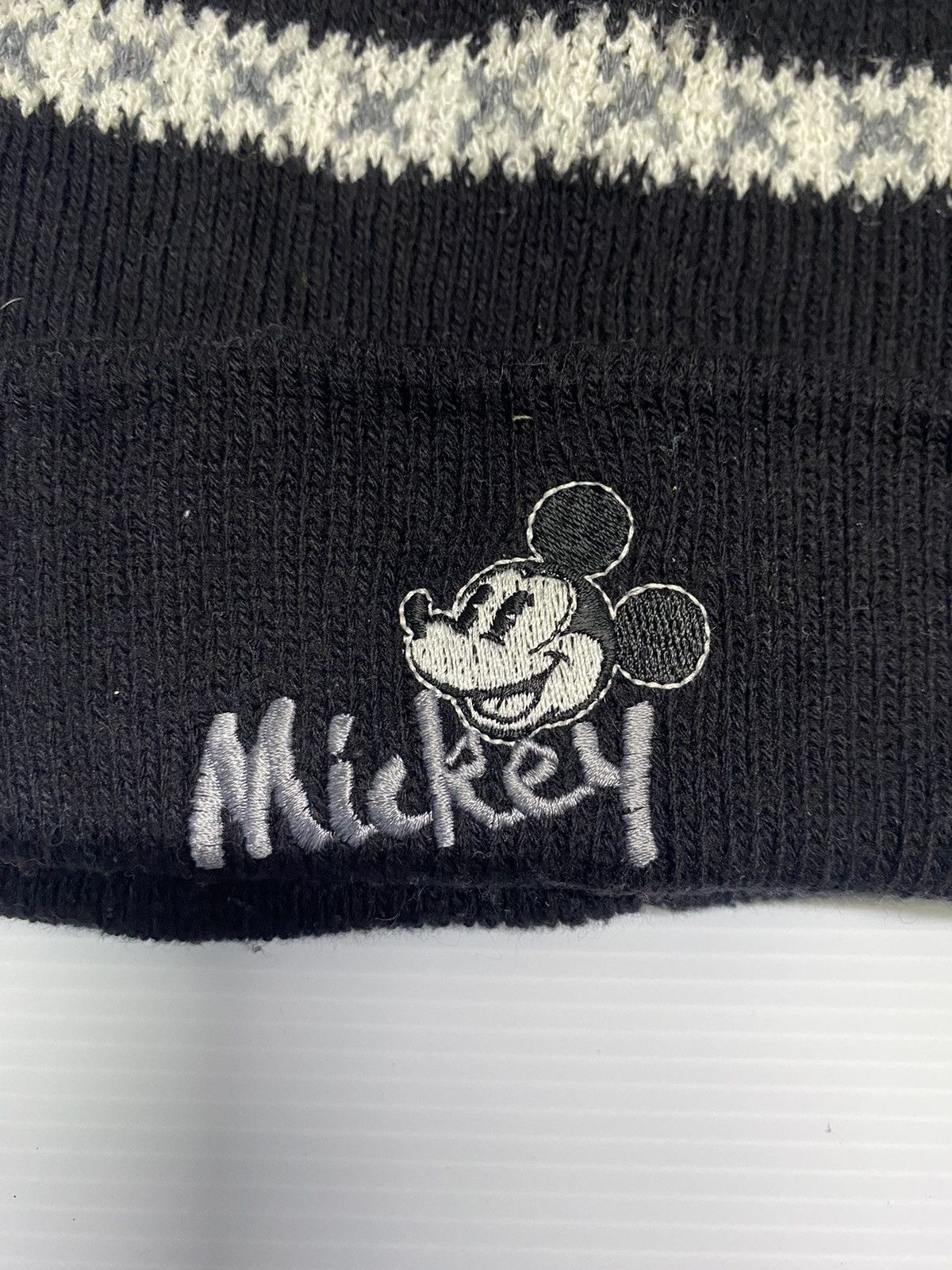 Cartoon Network × Mickey Mouse × Vintage Mickey Mouse Embroidery Beanie Hat Size ONE SIZE - 2 Thumbnail