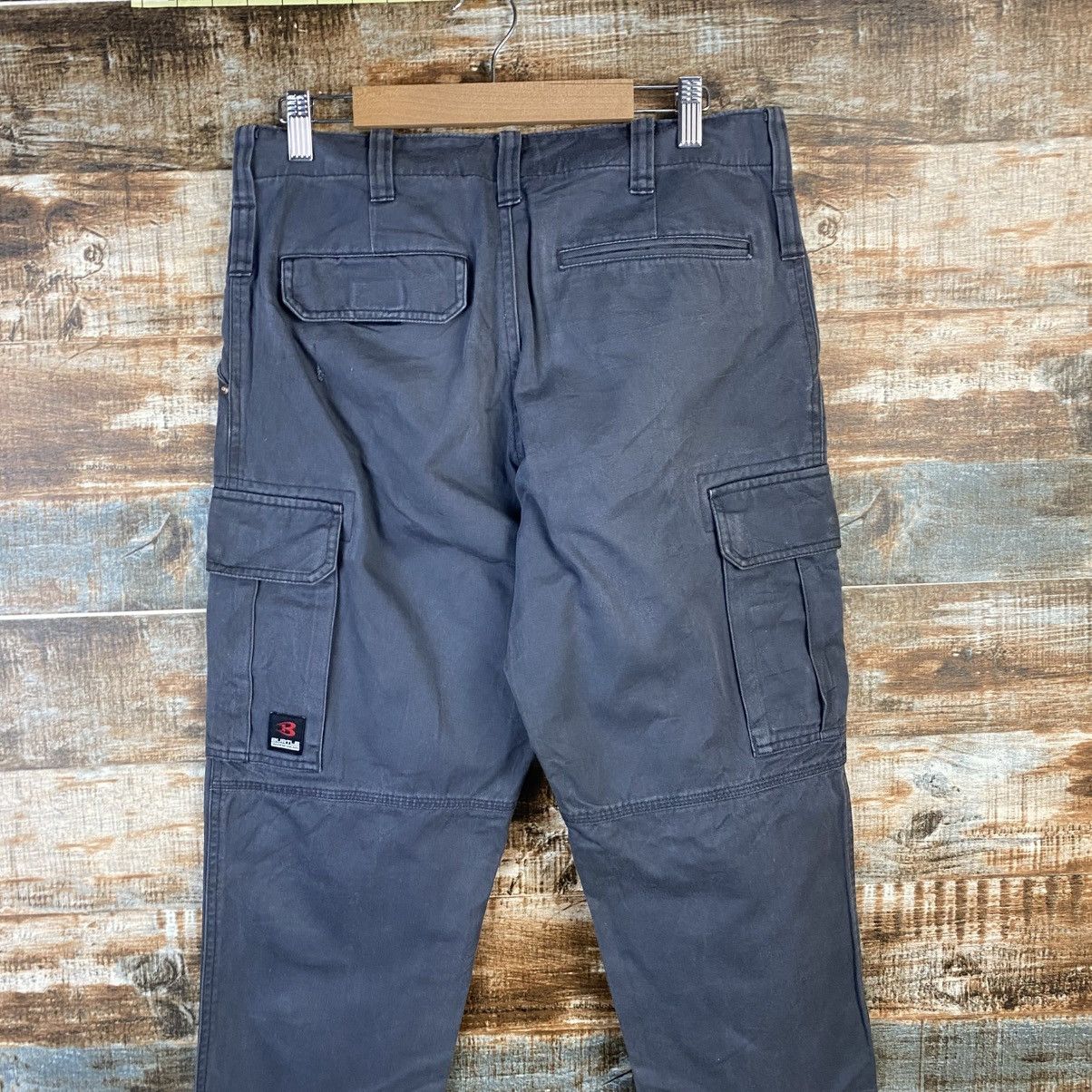 Japanese Brand DL Burtle Dark Blue Cargo Multipocket Pants #C924 Size US 31 - 14 Thumbnail