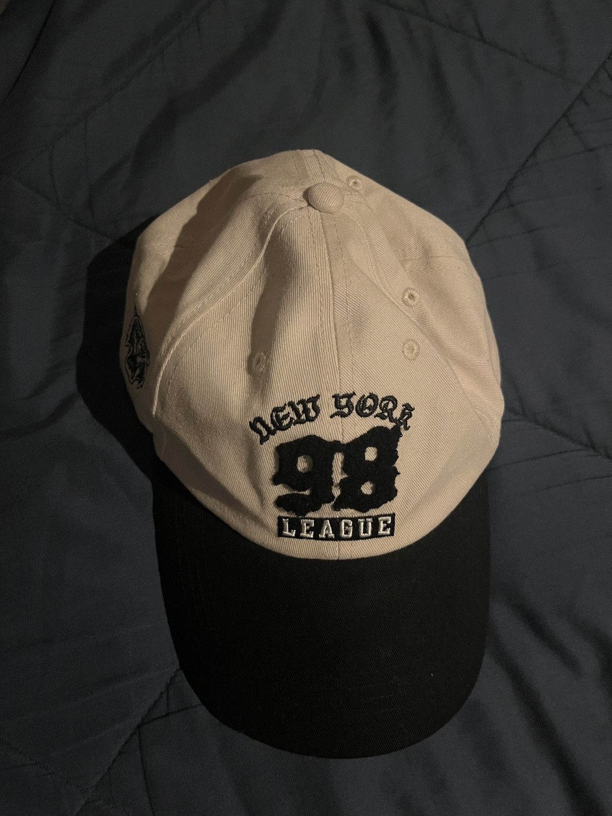 Bershka Vintage New York Hat (Black and White) Size ONE SIZE - 1 Thumbnail