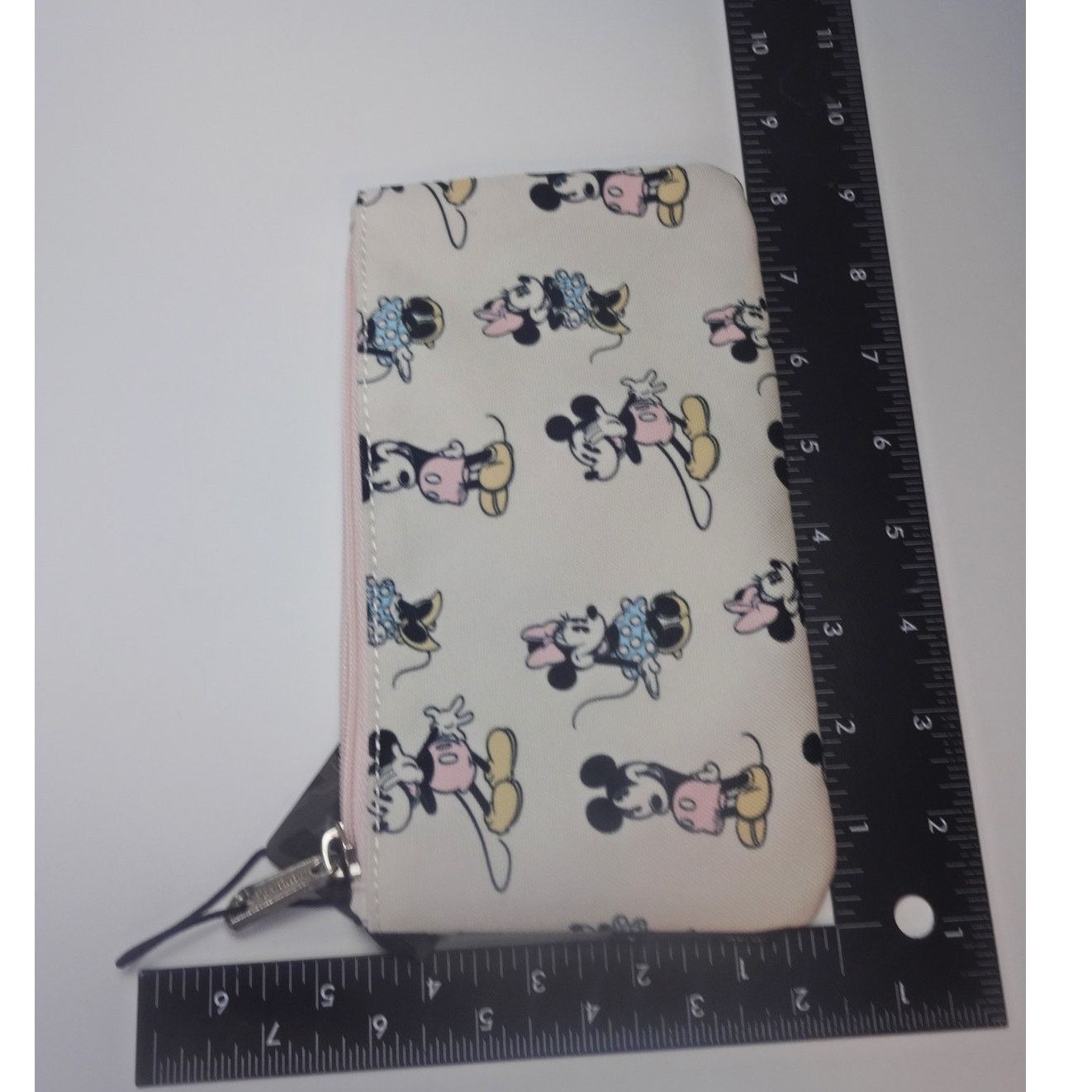 Disney Disney Loungefly Mickey Minnie Canvas Zip Pouch NWT Size ONE SIZE - 10 Thumbnail