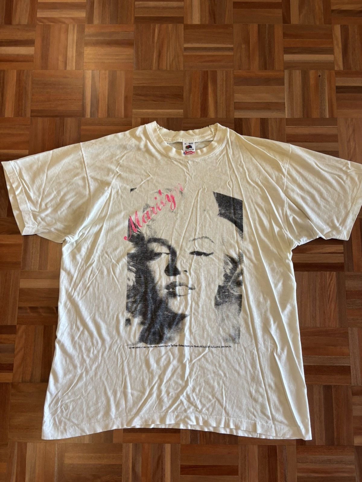 Fruit Of The Loom 1988 Marylin Monroe Portrait Tee Size US L / EU 52-54 / 3 - 2 Thumbnail