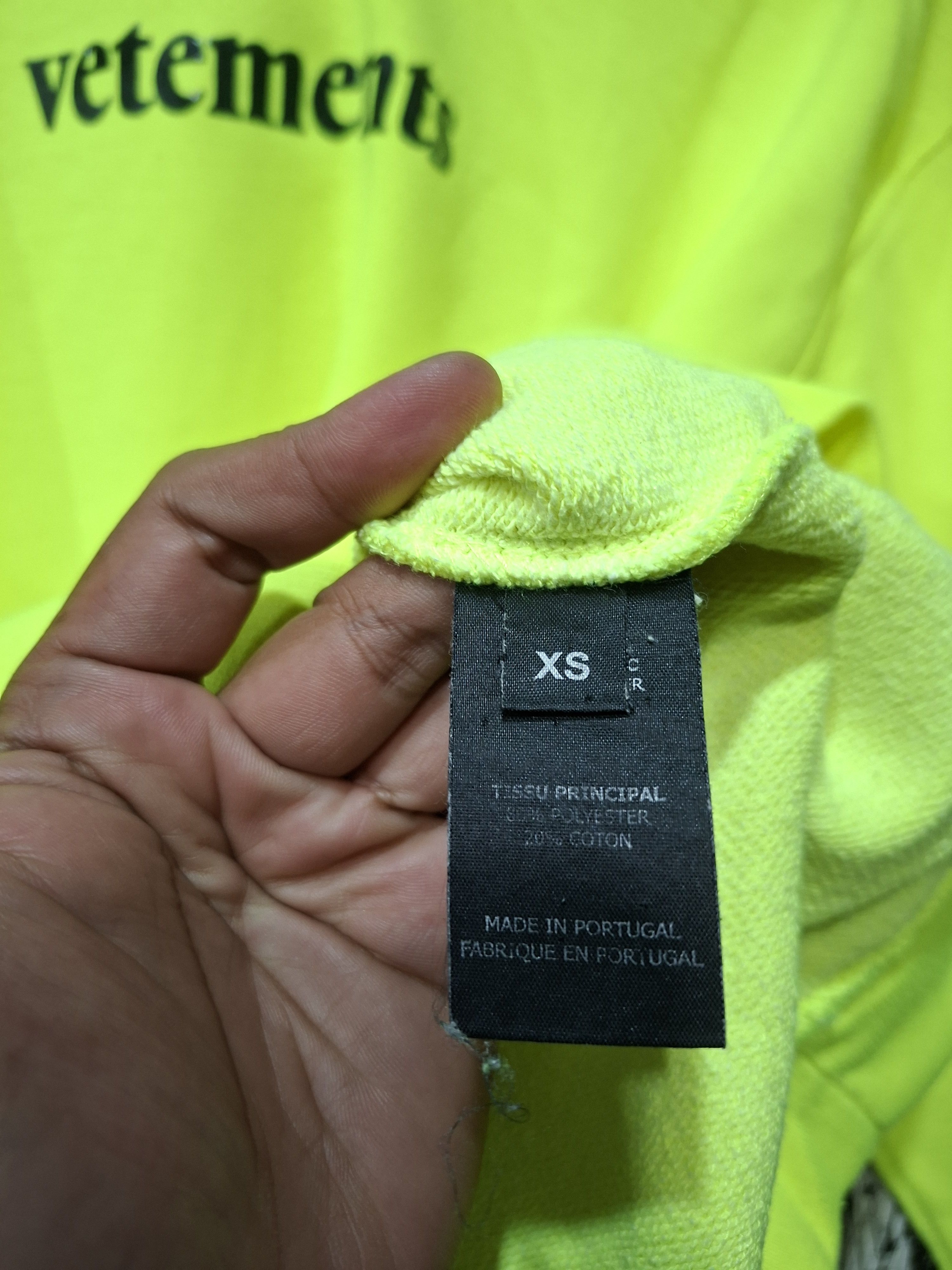 Vetements VETEMENT SS 2020 COLLECTION HOODIE Size US XS / EU 42 / 0 - 8 Thumbnail