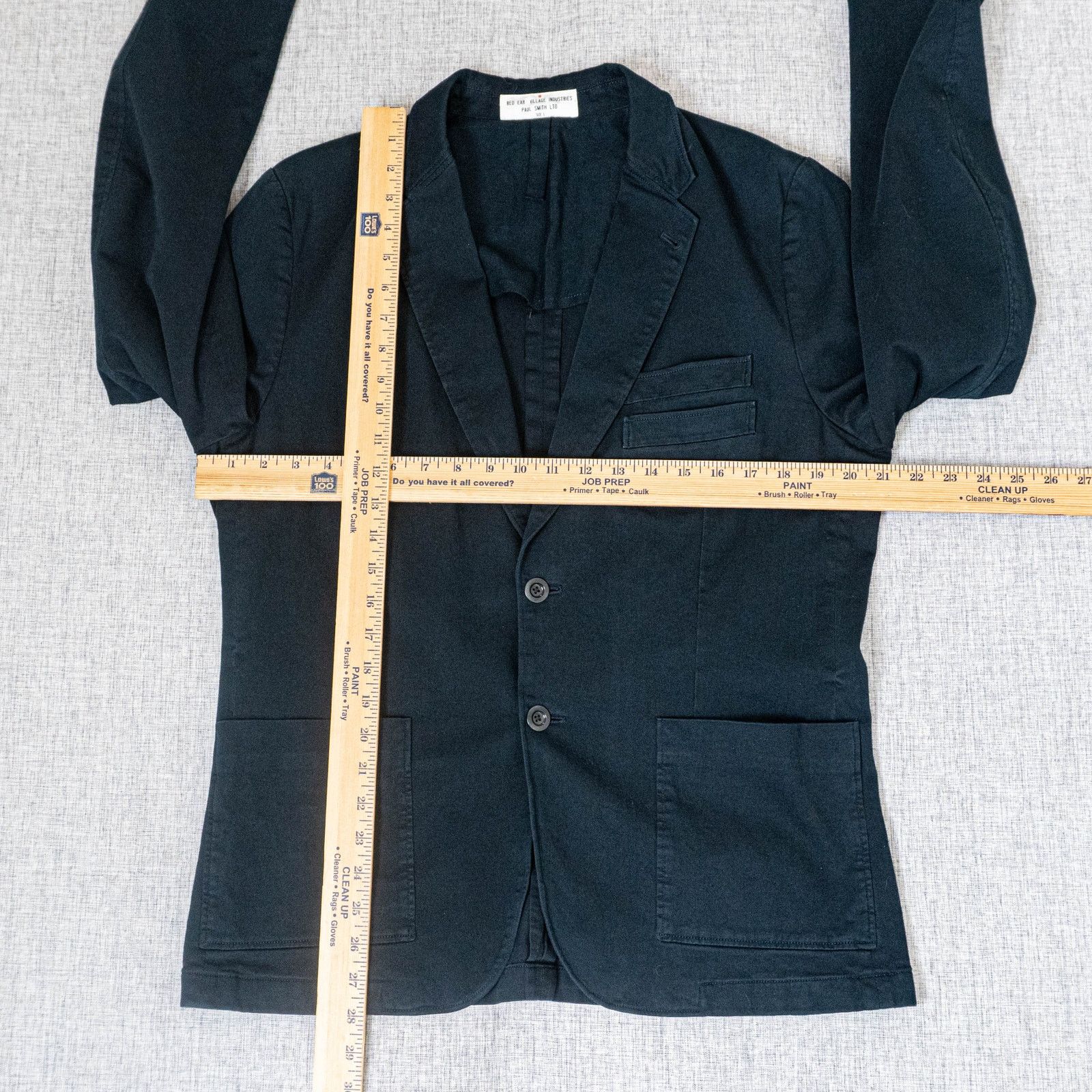 Paul Smith Paul Smith Red Ear Navy Cotton twill unstructured Blazer L Size 42R - 6 Thumbnail