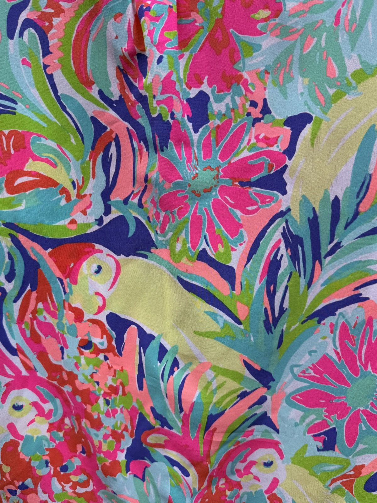 Lilly Pulitzer Lilly Pulitzer Stacey Silk Top Casa Banana Colorful Blouse Size M / US 6-8 / IT 42-44 - 7 Thumbnail