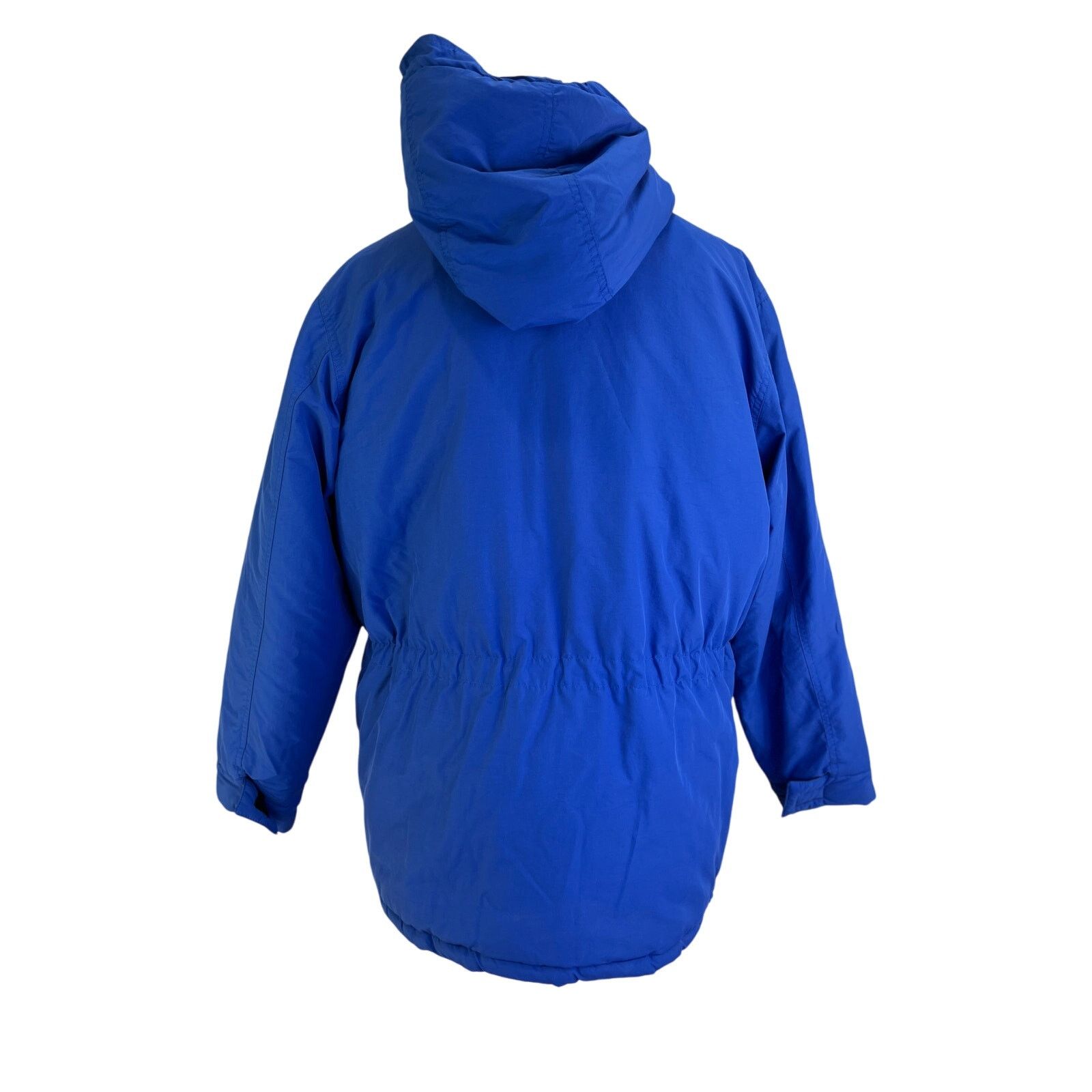 Ralph Lauren × Vintage Vintage Ralph Ralph Lauren Puffer Hooded Blue Coat Size L / US 10 / IT 46 - 13 Thumbnail