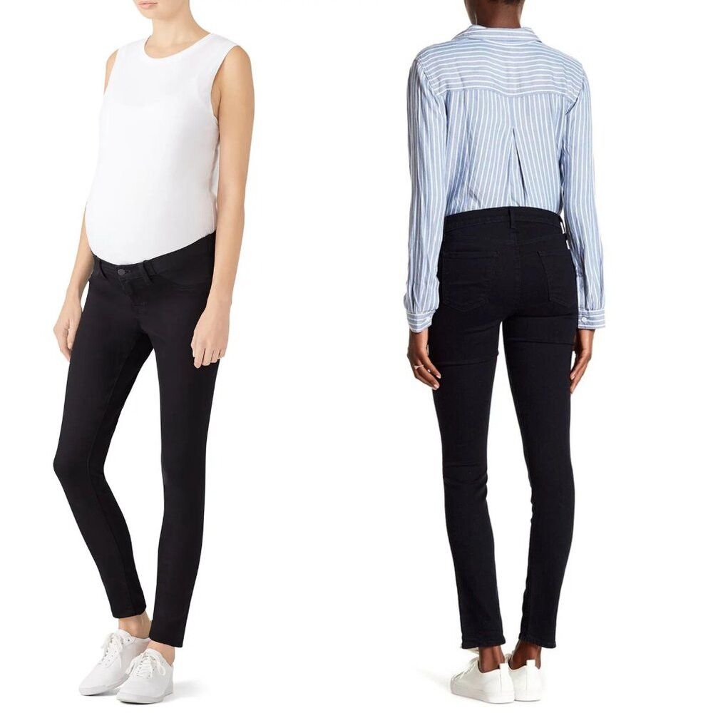 J Brand J Brand Mama J Maternity Black Jeans in Hewson Size 24 Size 24" / US 00 / IT 34 - 1 Thumbnail