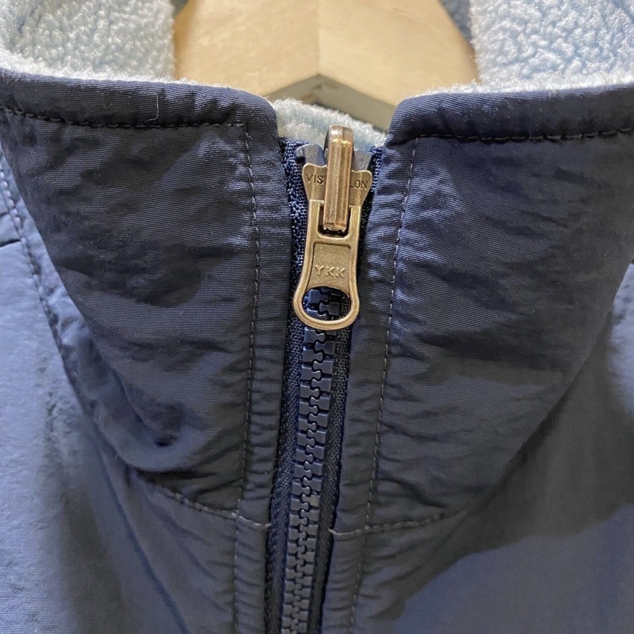 The North Face × Vintage The North Face Polartec Recycled Denali Jacket Light Blue Size XS / US 0-2 / IT 36-38 - 4 Thumbnail