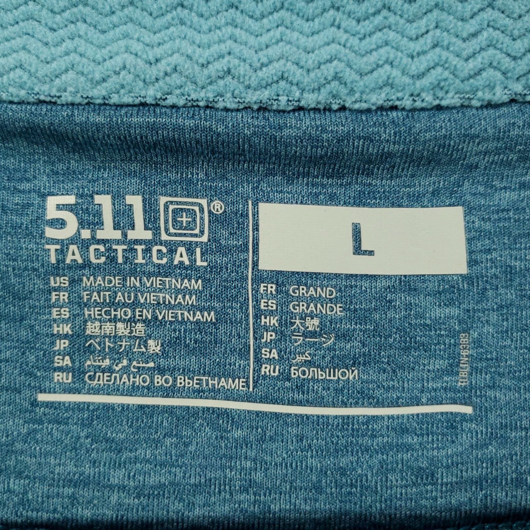 Vintage 5.11 Tactical Pullover Womens XL 1/4 Zip Blue Stretch Long Sleeve Sweater Size XL / US 12-14 / IT 48-50 - 5 Thumbnail