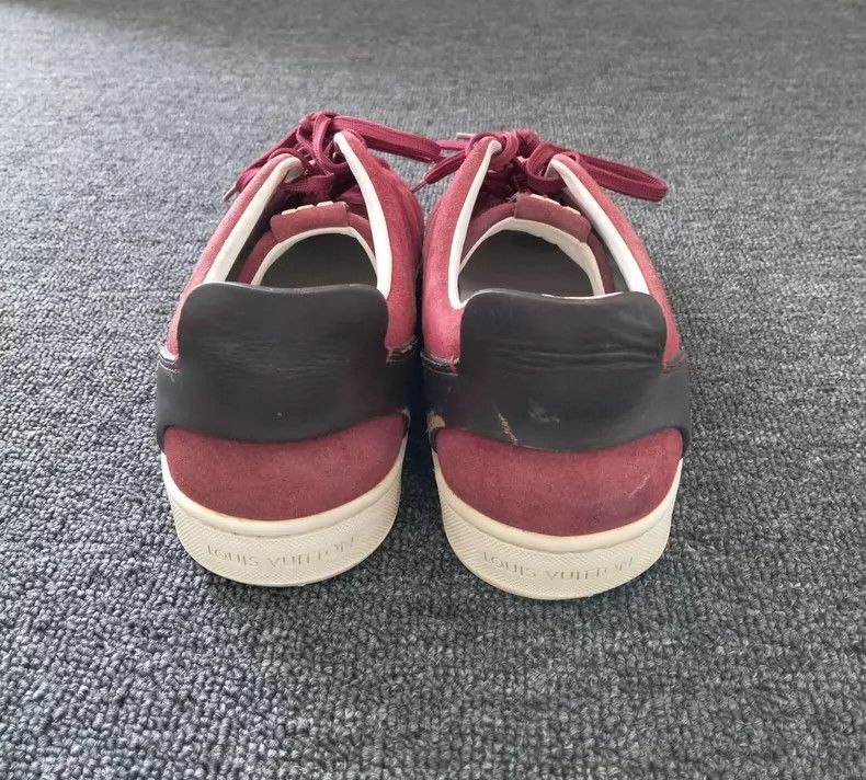 Louis Vuitton Louis Vuitton Red Sneakers Size 41-2507 Size US 8 / EU 41 - 7 Thumbnail