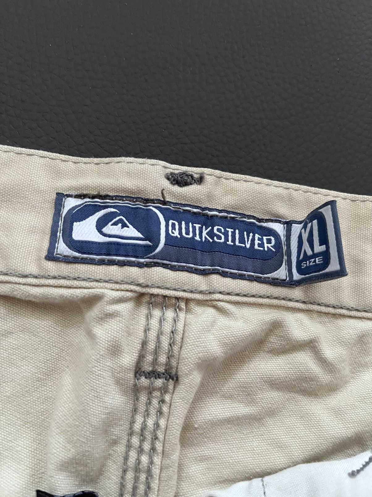 Japanese Brand × Quiksilver Vintage Quiksilver Pants Mens Cargo Cotton Cream Y2K Size US 37 - 3 Thumbnail