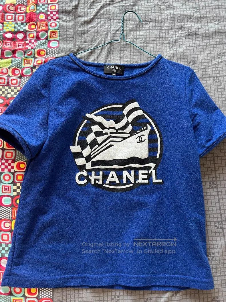 Chanel Chanel Blue short sleeves Size XS / US 0-2 / IT 36-38 - 1 Thumbnail