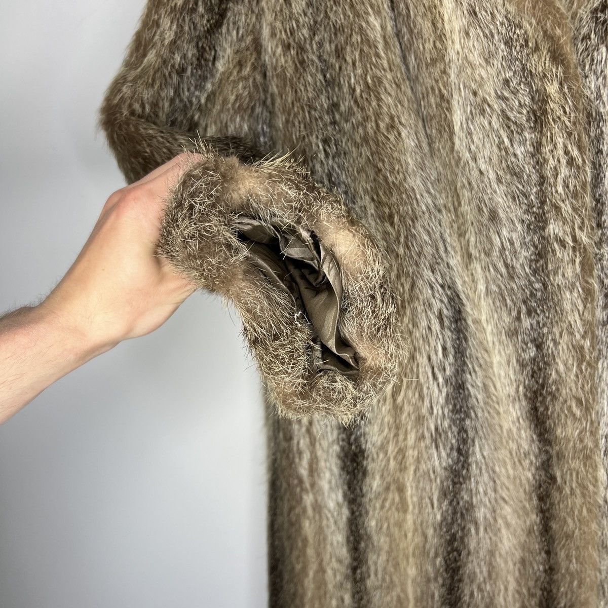Vintage 90s Vintage Real Rabbit Fur Coat Jacket Heavy Opium Punk Y2K Size US M / EU 48-50 / 2 - 7 Thumbnail