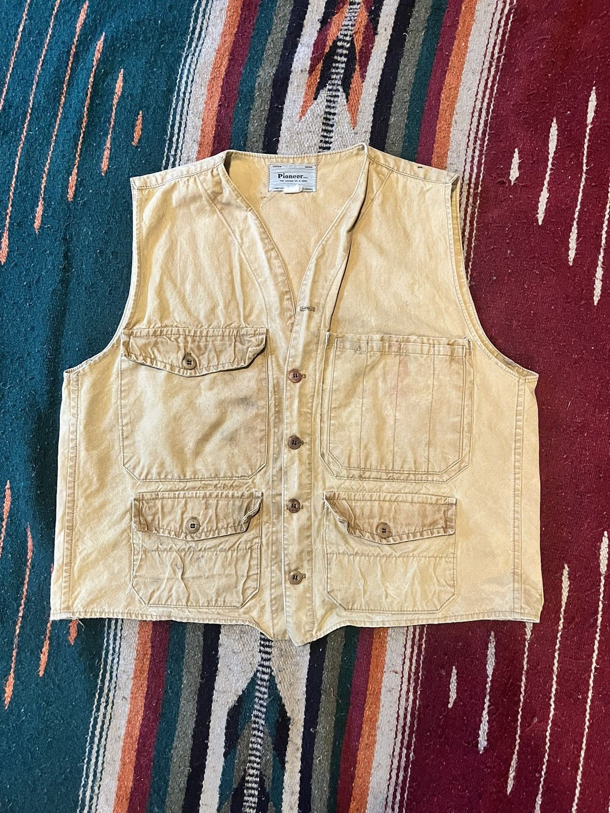 Vintage Vintage cropped canvas vest like visvim RARE Size US M / EU 48-50 / 2 - 1 Thumbnail