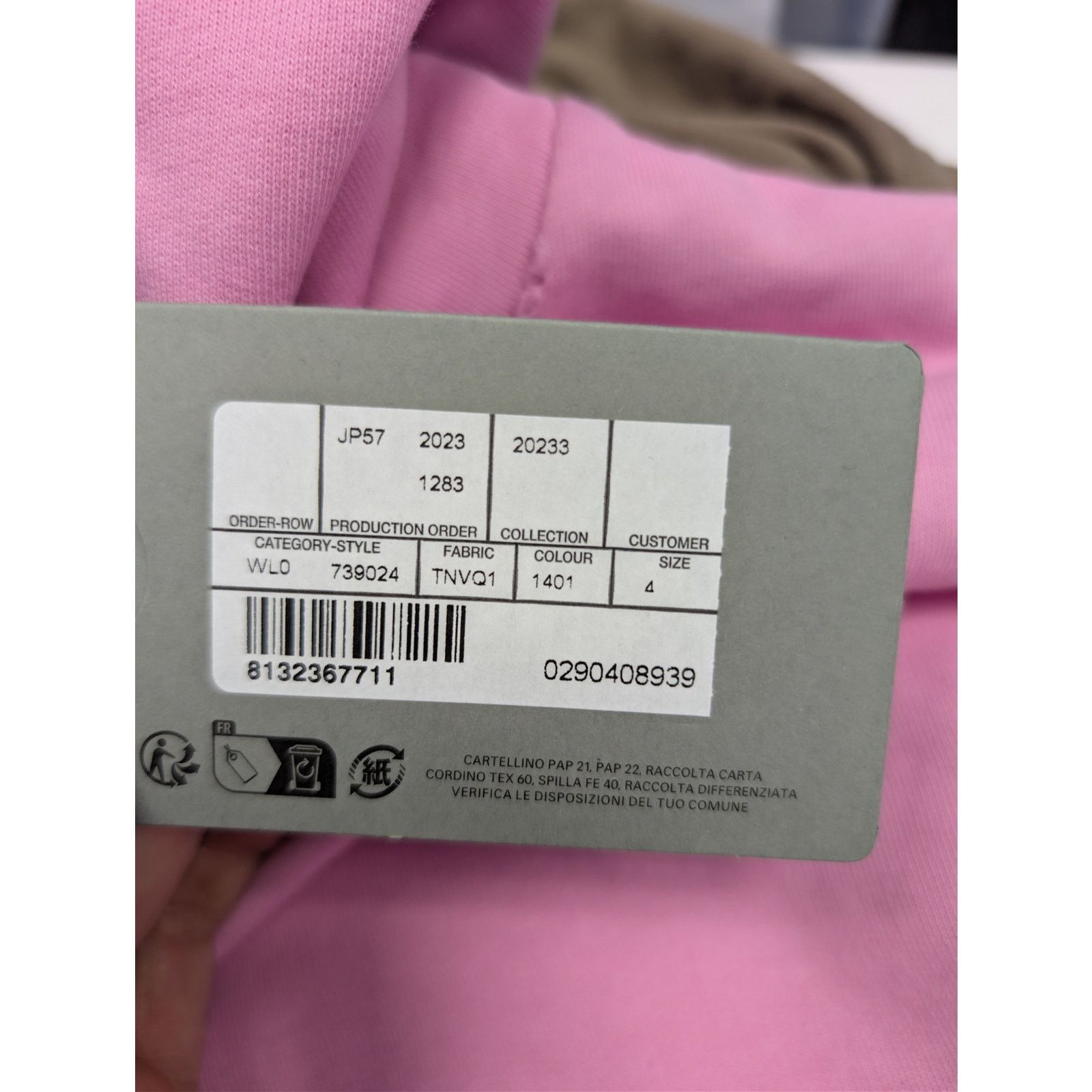 Balenciaga o1rshd1 Hand Drawn BB Icon Moll Boucle Large Fit Hoodie Pink Size US XL / EU 56 / 4 - 23 Thumbnail