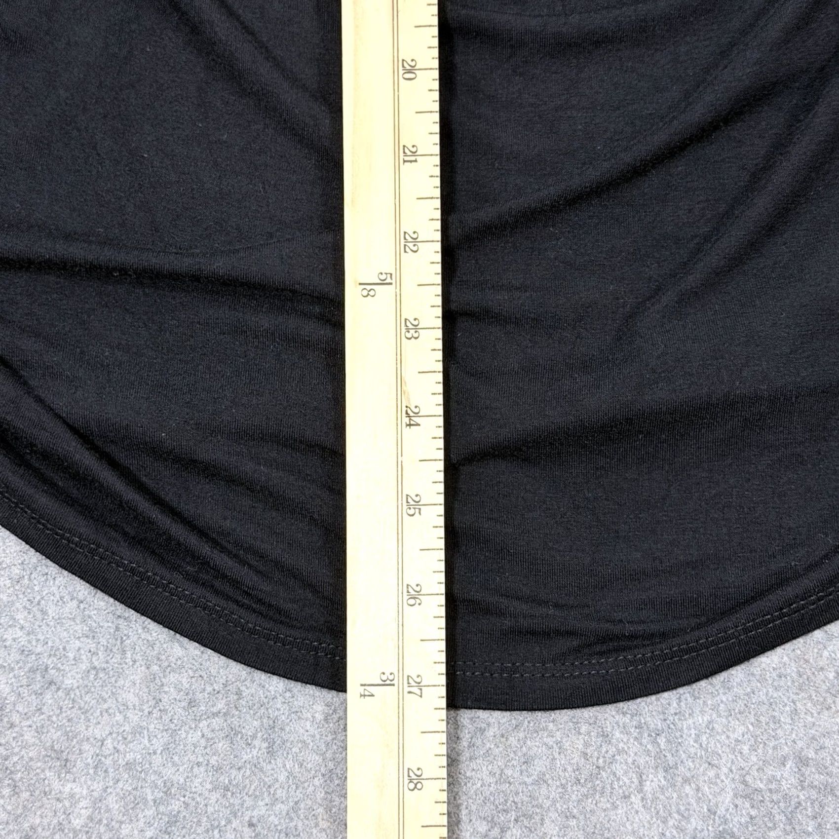 Vintage Curvy Sense Black Knit Cowl Neck Ruched Sleeveless Shirt Women's Size 4X Size XXL / US 16-18 / IT 52-54 - 5 Thumbnail