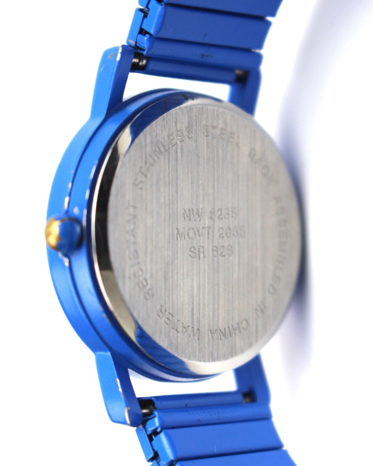 Hysteric Glamour TOSHU FUKAMI WORLD MATE ART WATCH BLUE – PAINT SPLATTER DIAL Size ONE SIZE - 6 Thumbnail