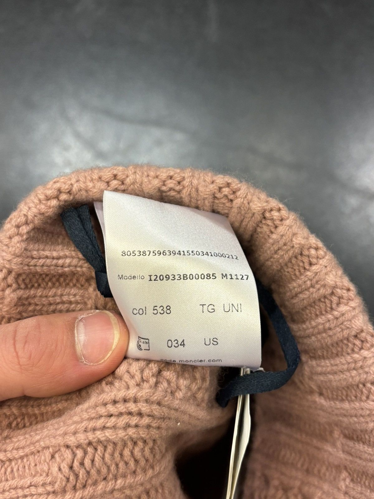 Moncler Moncler Puff Knit Beanie Size ONE SIZE - 9 Thumbnail