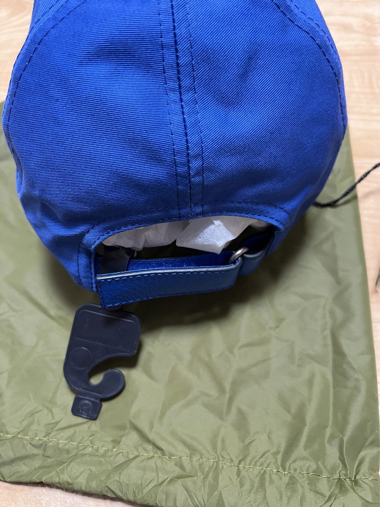 Gucci Gucci 100 Baseball Velcro Strap Cap Royal Blue/White Size ONE SIZE - 4 Thumbnail