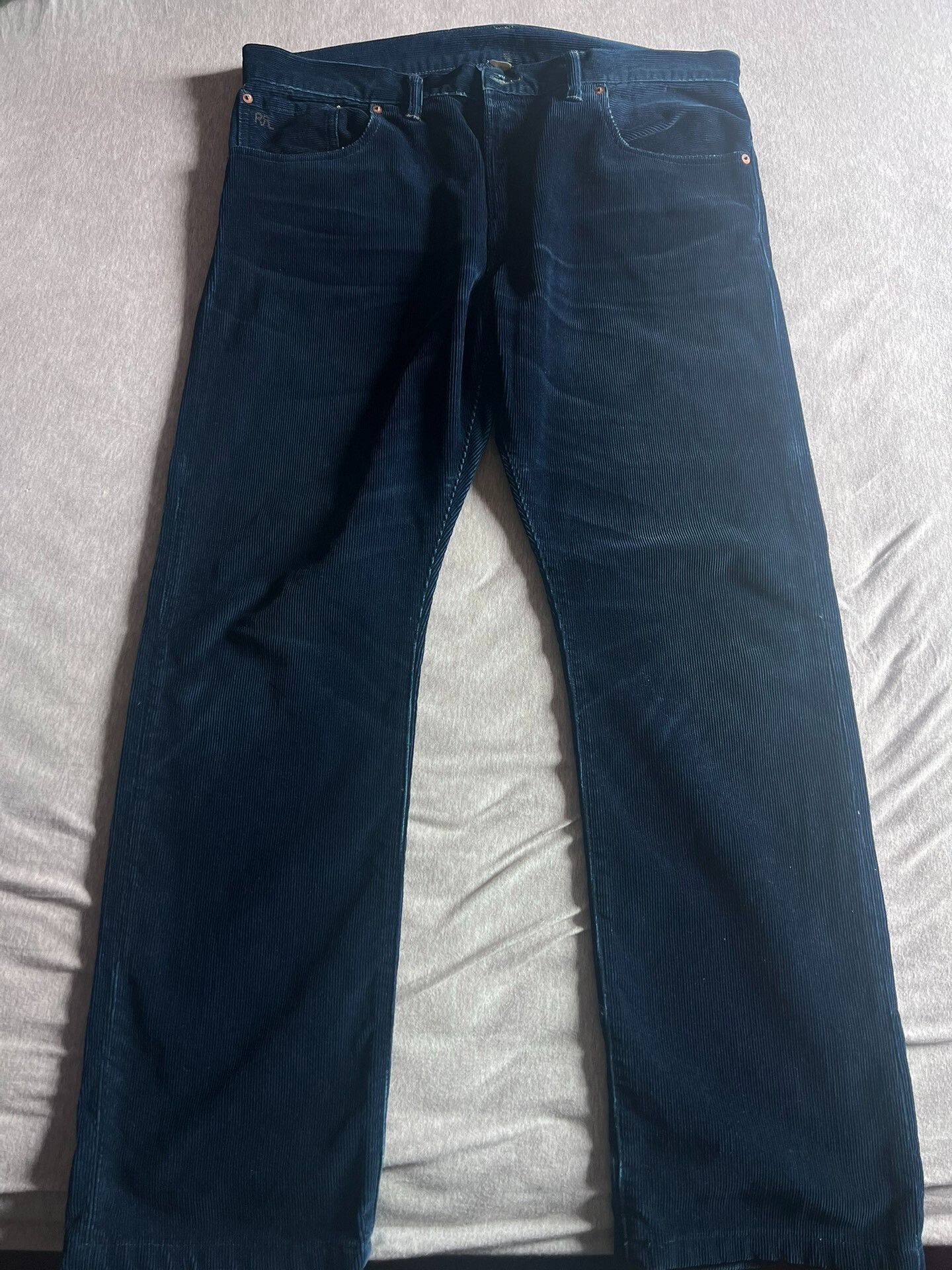 RRL Ralph Lauren RRL Corduroy Vintage Blue Pants Size US 36 / EU 52 - 1 Thumbnail