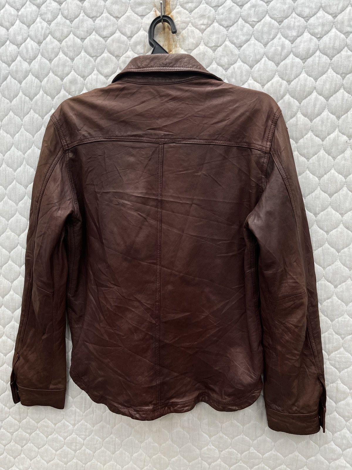 Genuine Leather 🔥🔥🔥ARCHIVE BLUE WORK LAMB SKIN LEATHER JACKET Size US S / EU 44-46 / 1 - 6 Thumbnail