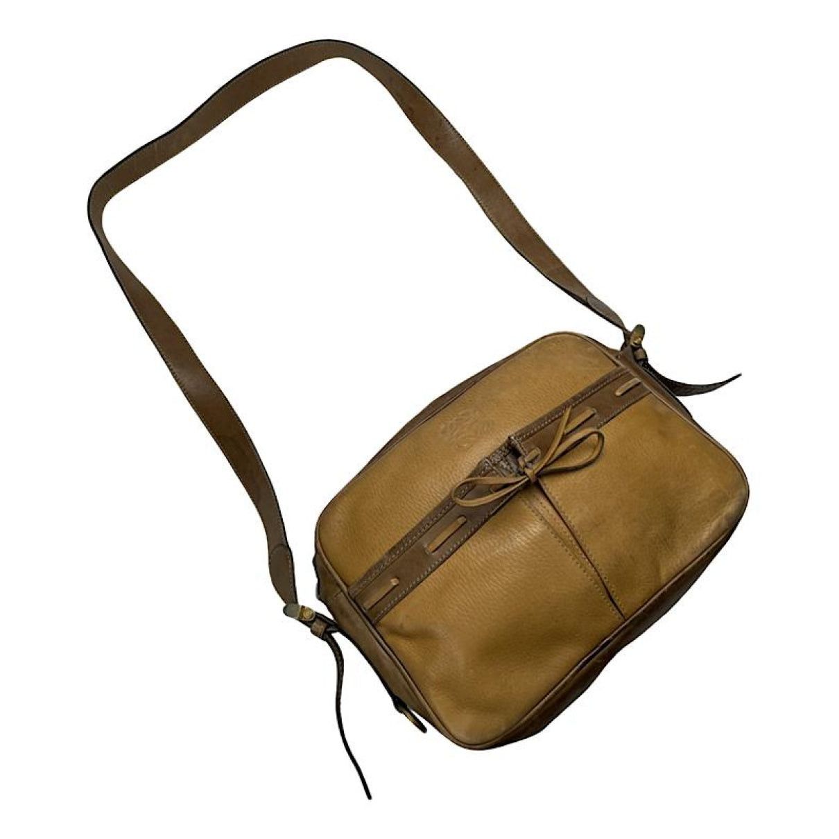 Loewe Flamenco Beige Leather Handbag Size ONE SIZE - 1 Thumbnail
