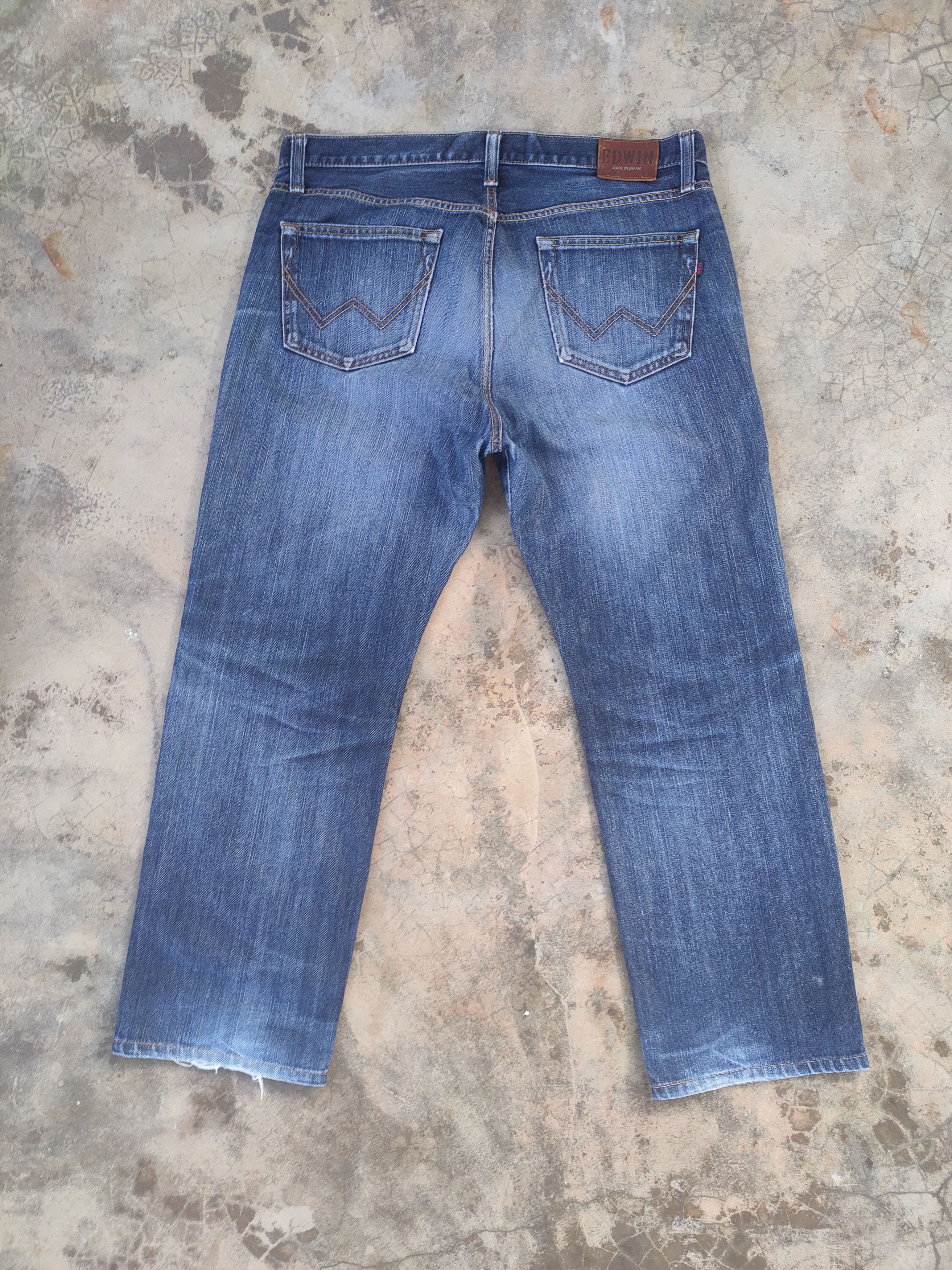 Edwin W38 VINTAGE EDWIN FADED DISTRESSED JEAN DENIM PANTS Size US 38 / EU 54 - 9 Thumbnail