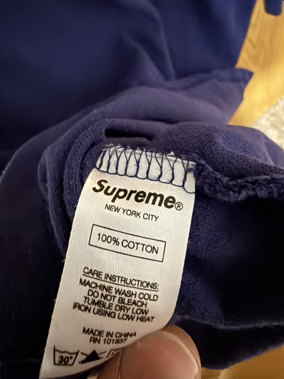 Supreme Shadow Stripe L/S top Size US XL / EU 56 / 4 - 4 Thumbnail