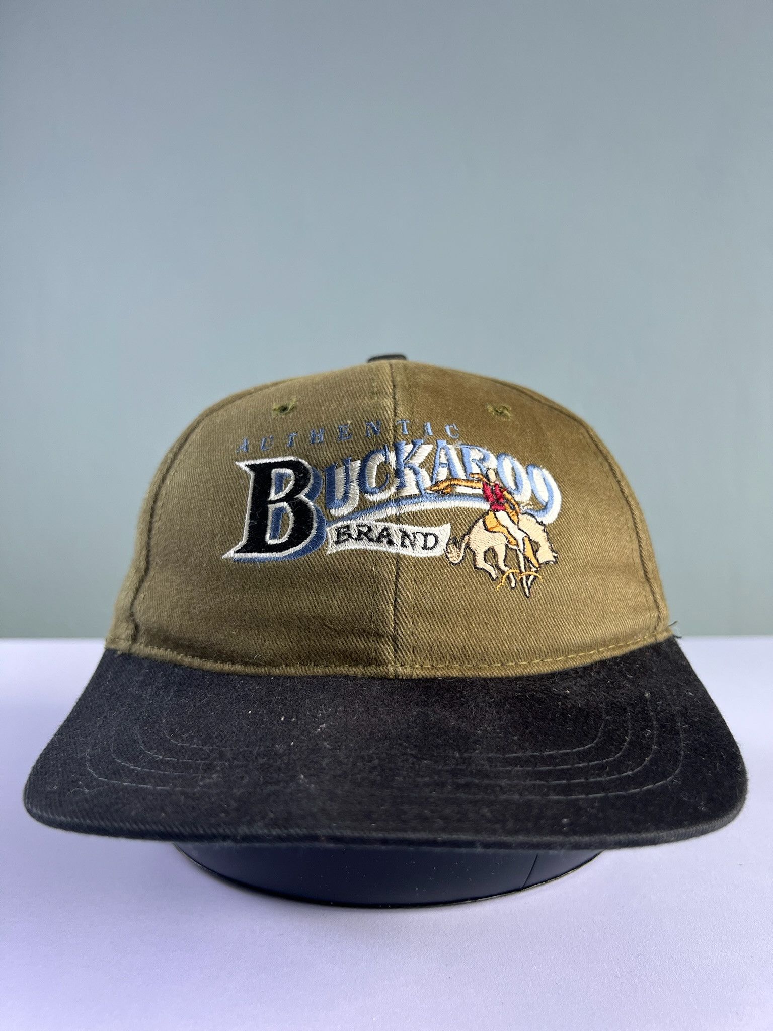 Japanese Brand × Vintage Vintage Buckaroo Brand Leather Strap Cap Size ONE SIZE - 2 Thumbnail