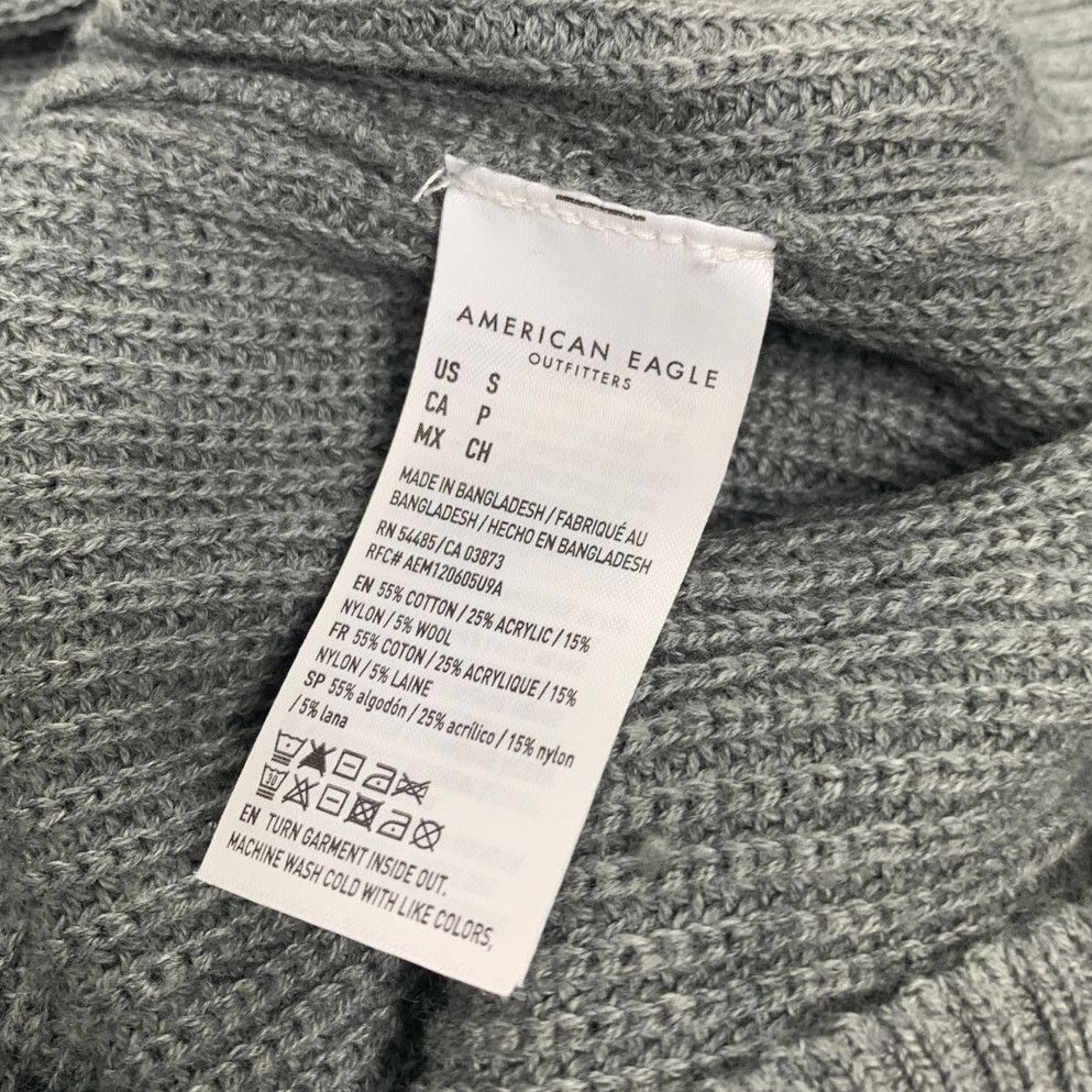 American Eagle Outfitters New American Eagle Womens Small Cotton Knit Sweater Size S / US 4 / IT 40 - 5 Thumbnail