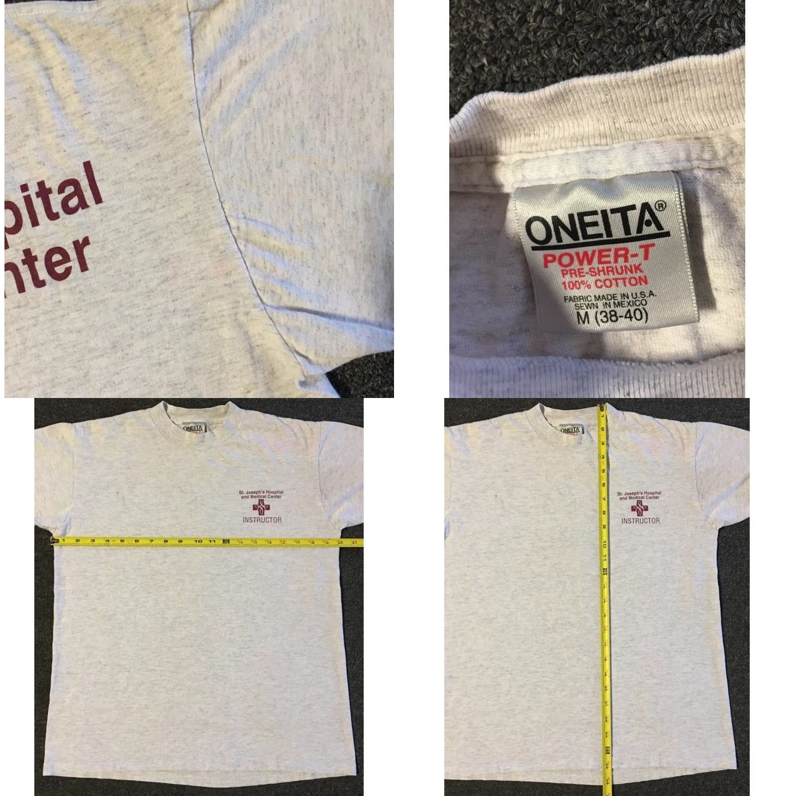 Vintage Vtg 90s EMS Education Faded Shirt S Hospital Doctor Medical Nurse ER Grunge 80s Size US S / EU 44-46 / 1 - 10 Thumbnail