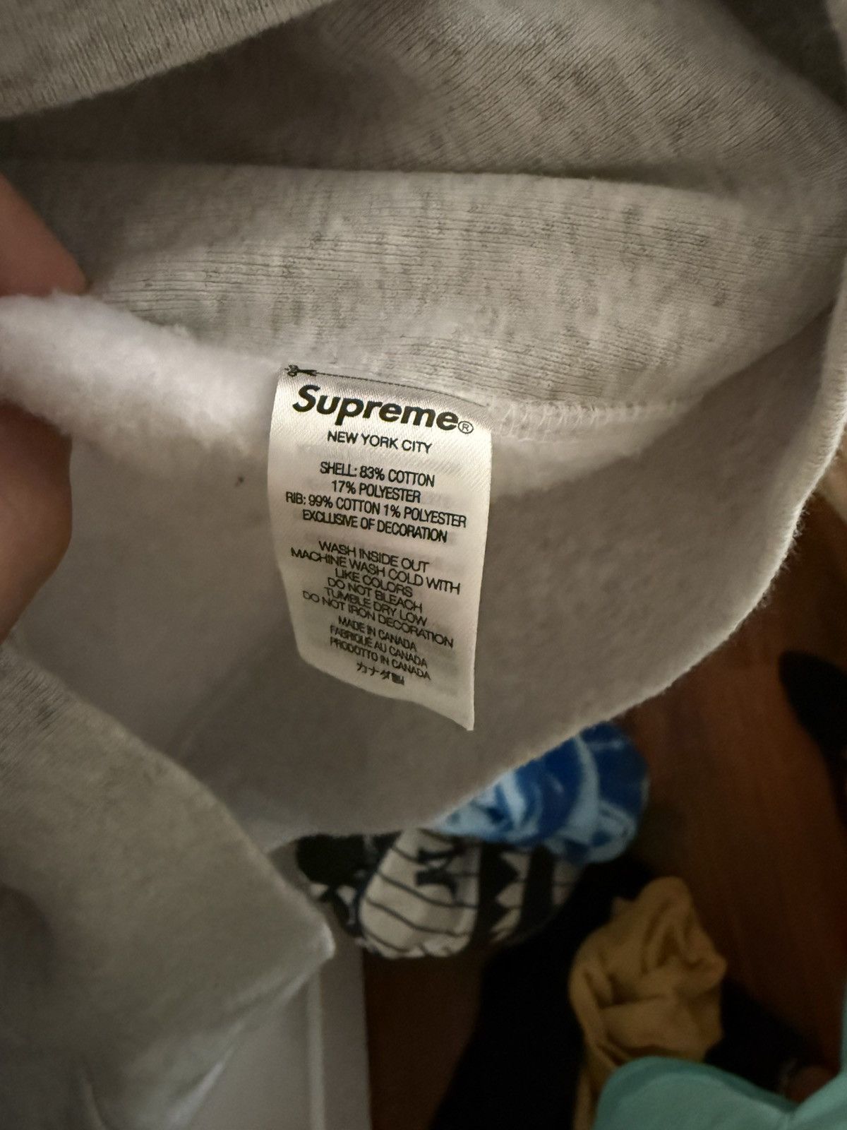 Supreme Supreme Script hoodie Size US L / EU 52-54 / 3 - 5 Thumbnail