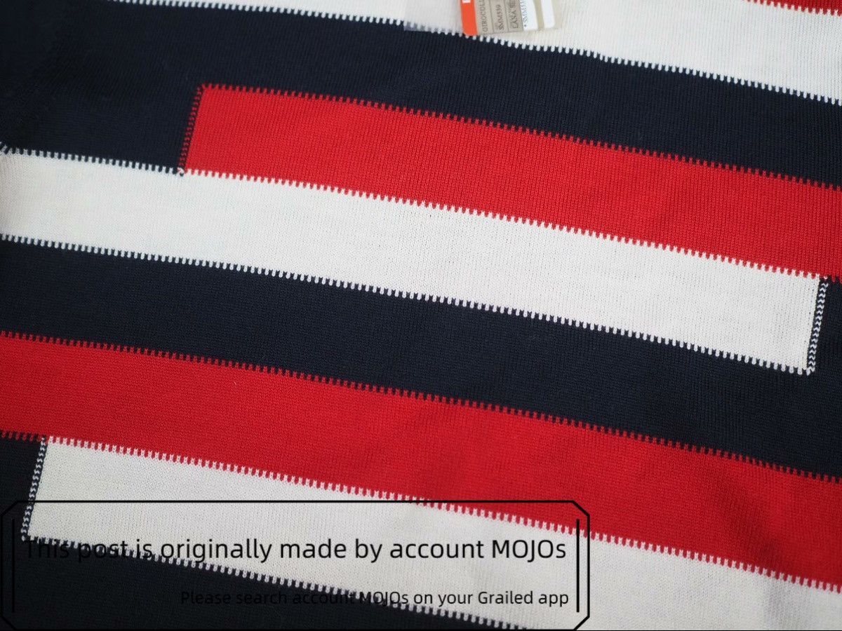 Prada Sz 50 Prada Red & White Stripe Wool Sweater mojos1620 Size US M / EU 48-50 / 2 - 4 Thumbnail