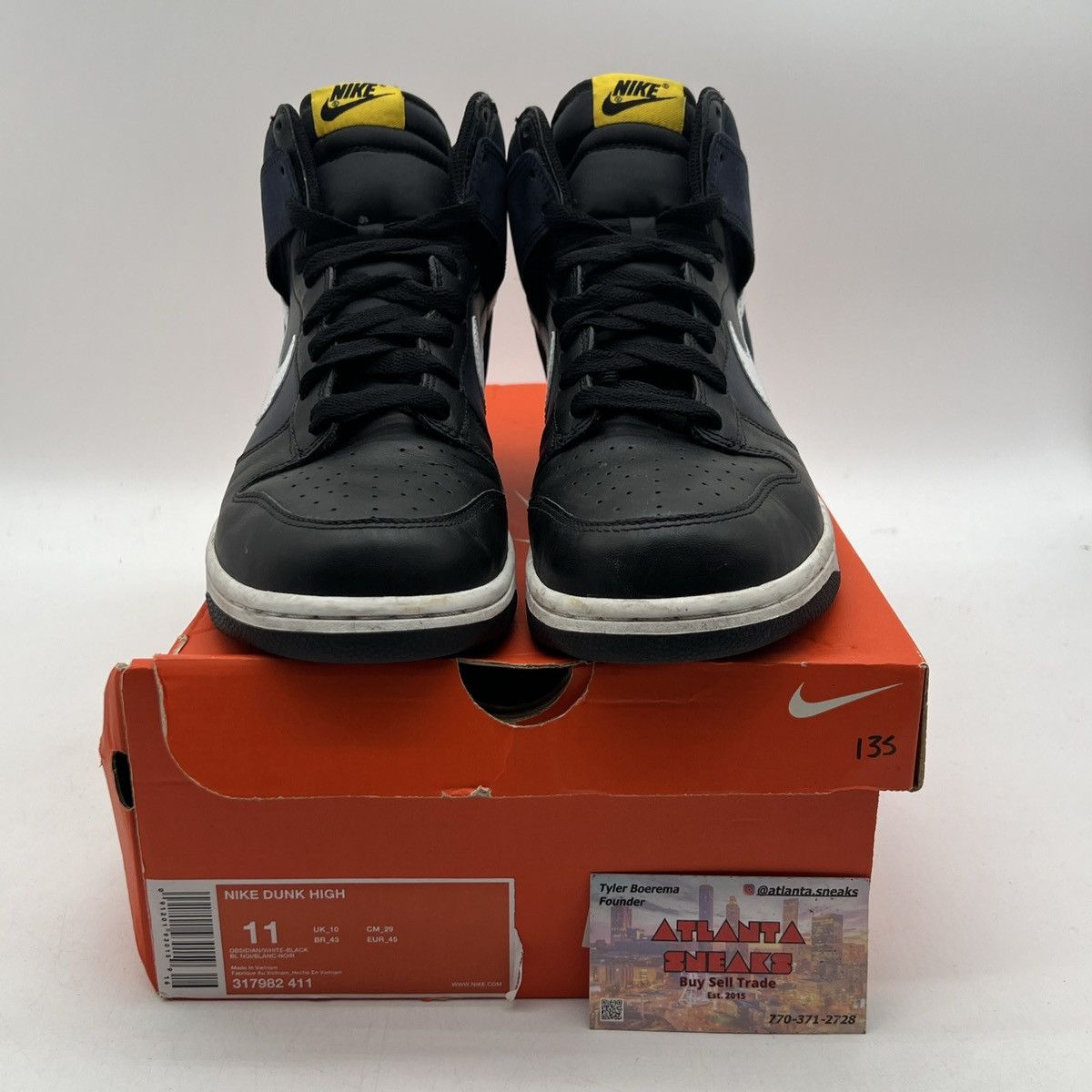 Nike Nike dunk high Size US 11 / EU 44 - 2 Thumbnail
