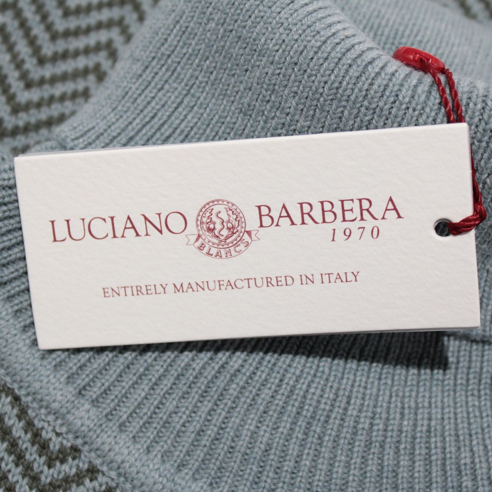 Luciano Barbera Luciano Barbera Sweater Size US M in Blue Size US M / EU 48-50 / 2 - 2 Thumbnail