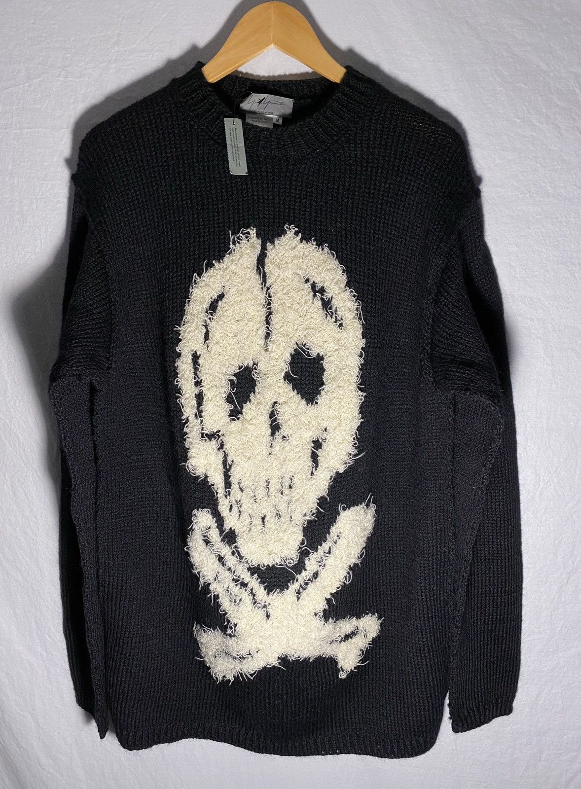 Yohji Yamamoto Yohji Yamamoto Pour Homme AW94 Skull Intarsia Knit ...