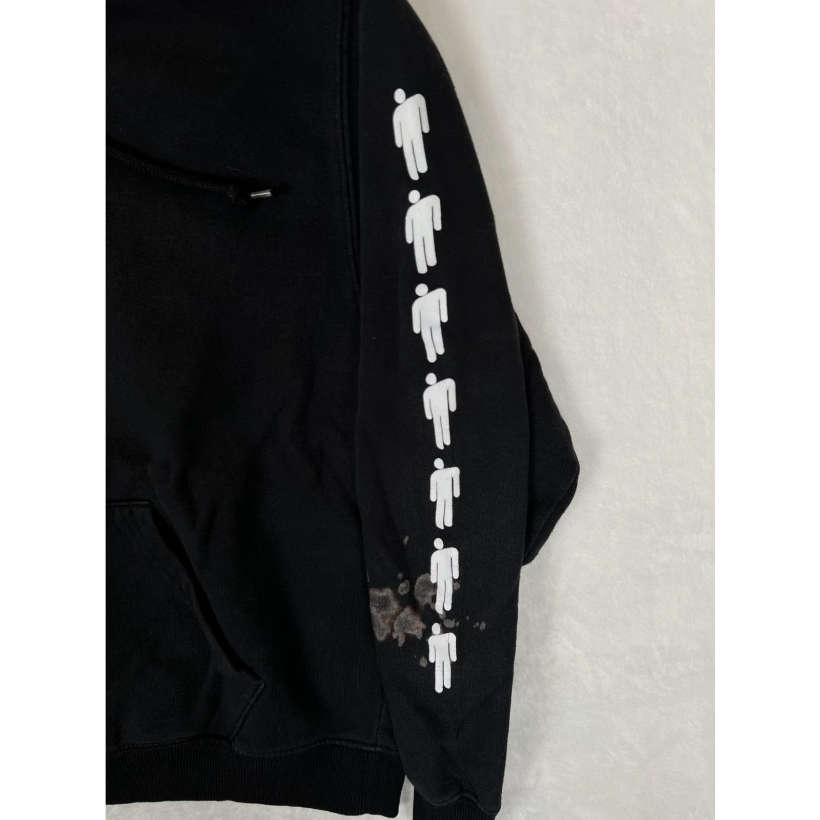 Vintage Billie Eilish Hoodie Mens Small Black Blohsh Logo Graphic Pullover Size US S / EU 44-46 / 1 - 3 Thumbnail
