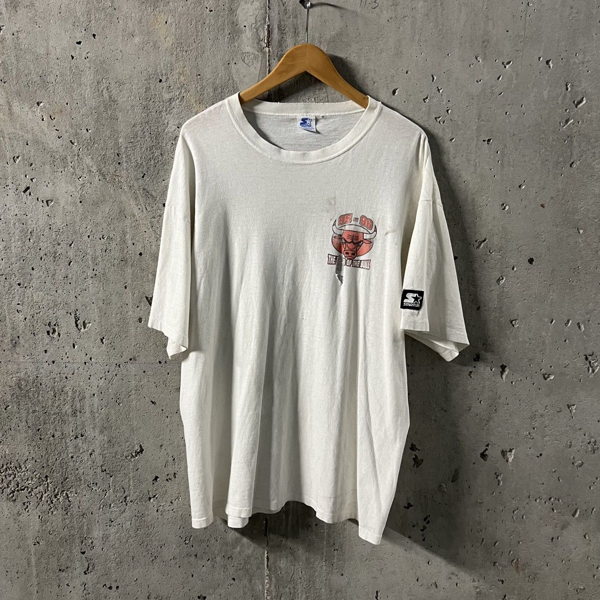 Starter Vintage Starter BULLS 🏀 Size US XL / EU 56 / 4 - 1 Thumbnail