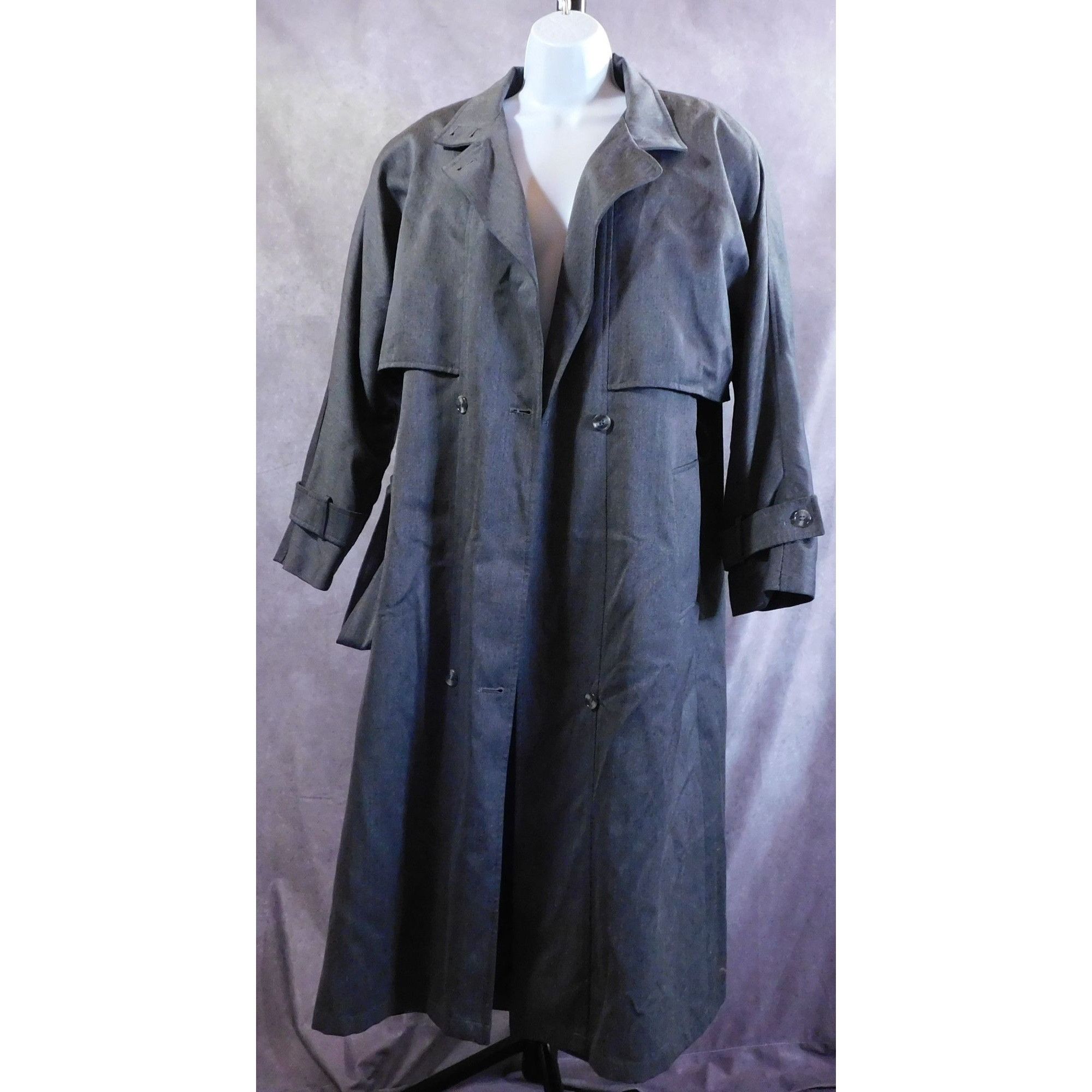 Other Vintage J.G. Hook Men's Grey Overcoat Size US XL / EU 56 / 4 - 1 Thumbnail