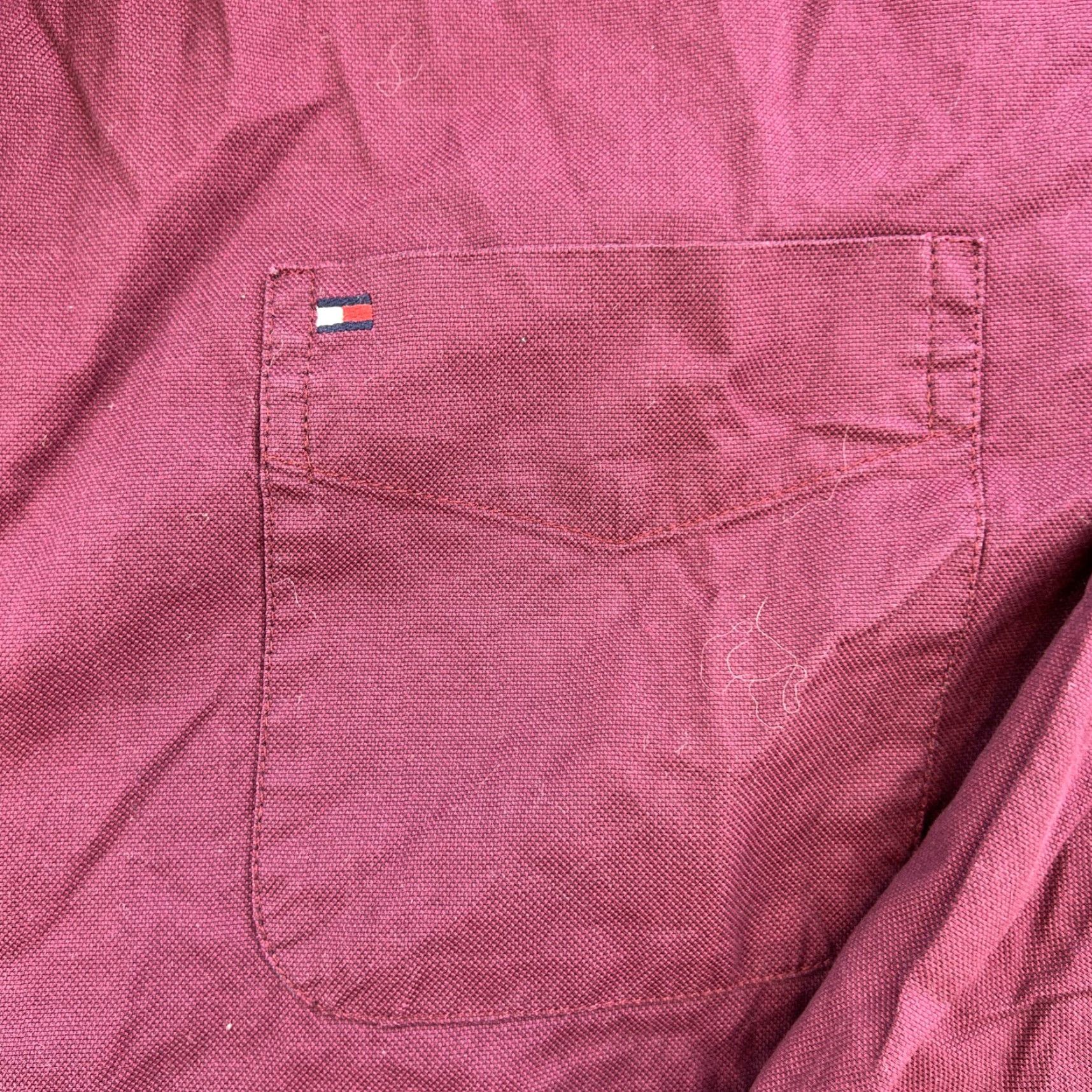 Tommy Hilfiger Tommy Hilfiger Shirt Mens XXL Red Long Sleeve Collared Button Up Casual Adult Size US XXL / EU 58 / 5 - 7 Thumbnail