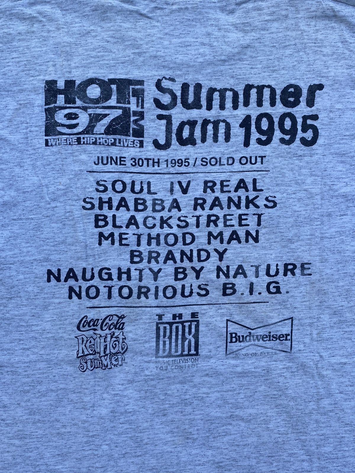 Band Tees × Vintage Vintage Summer Jam 1995 Hot 97.Fm Rap Hip Hop Tees Size US XL / EU 56 / 4 - 7 Thumbnail